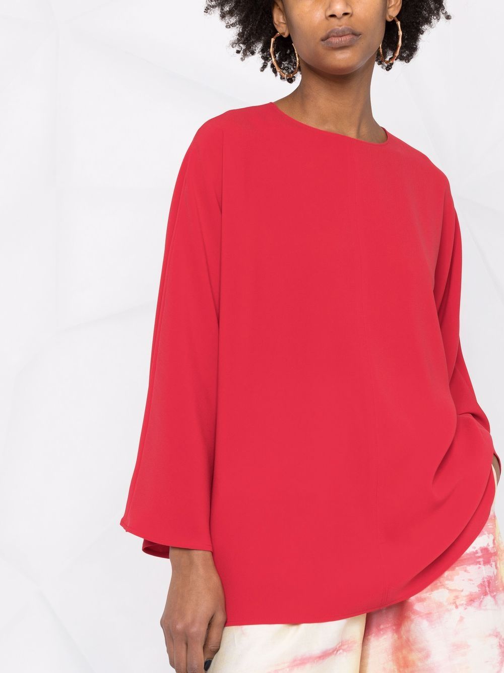 Alberto Biani Women's Fashion Red Top - Stylish Blouse for Casual Wear, Office & Party Outfits | Perfect for Date Night, Work & Social Events