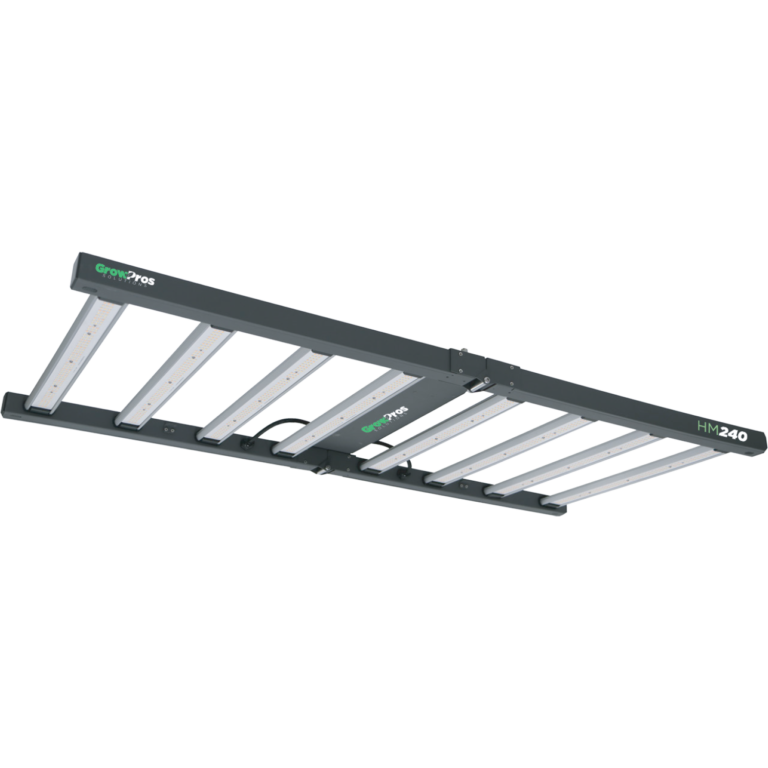 GrowPros Solutions HM240 Full Spectrum LED Grow Light for Indoor Plants - Hydroponics, Greenhouse, and Home Gardening