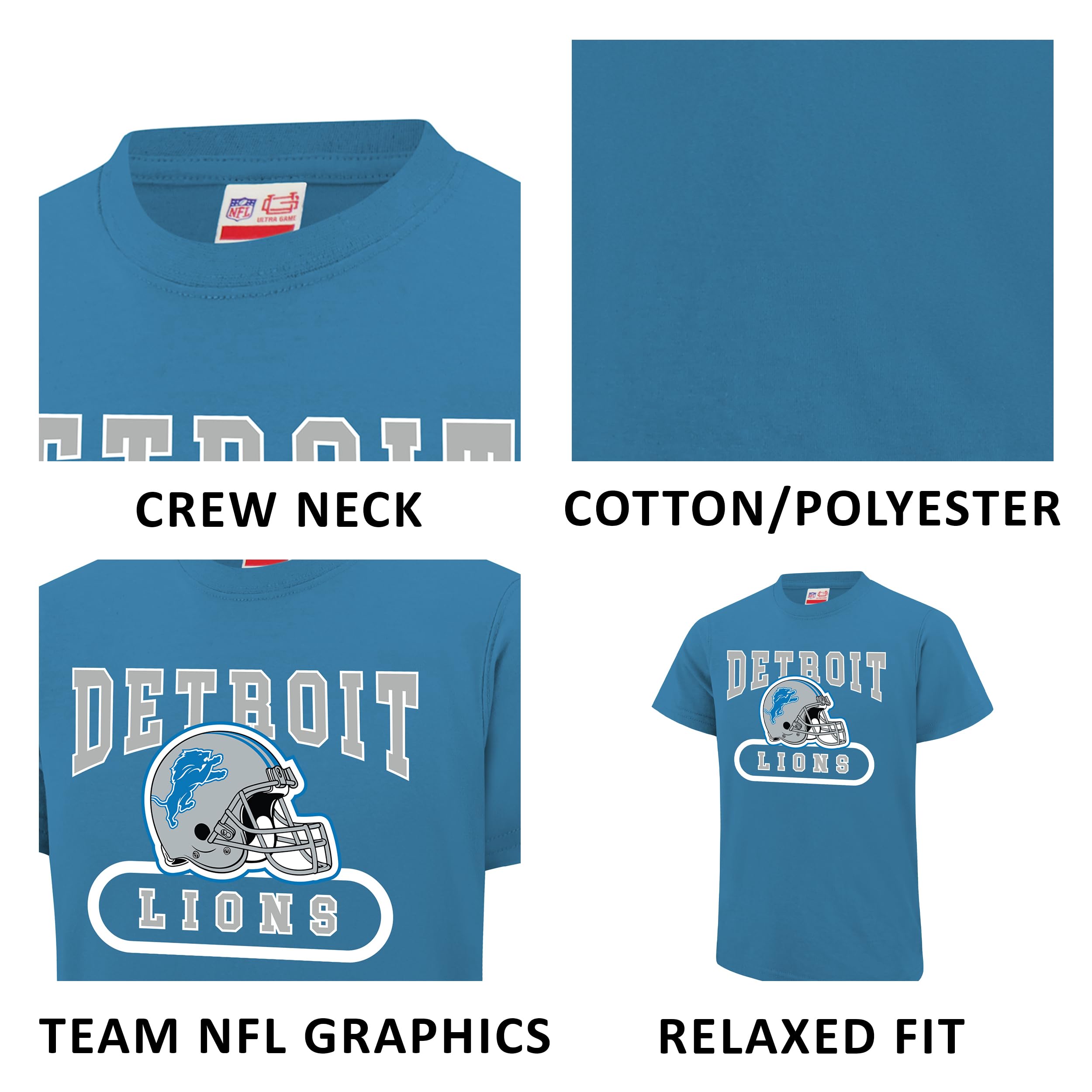 **Youth NFL Official Super Soft Game Day T-Shirt – Ultra Comfortable for Kids & Teens – Perfect for Football Games, Tailgating & Fan Gear**