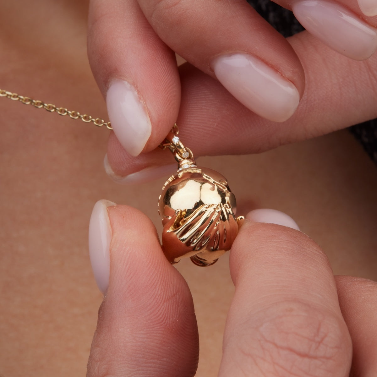 The World Is Yours Pendant Necklace - Inspirational Jewelry Gift for Women & Men - Perfect for Graduation, Anniversary & Motivational Gifts