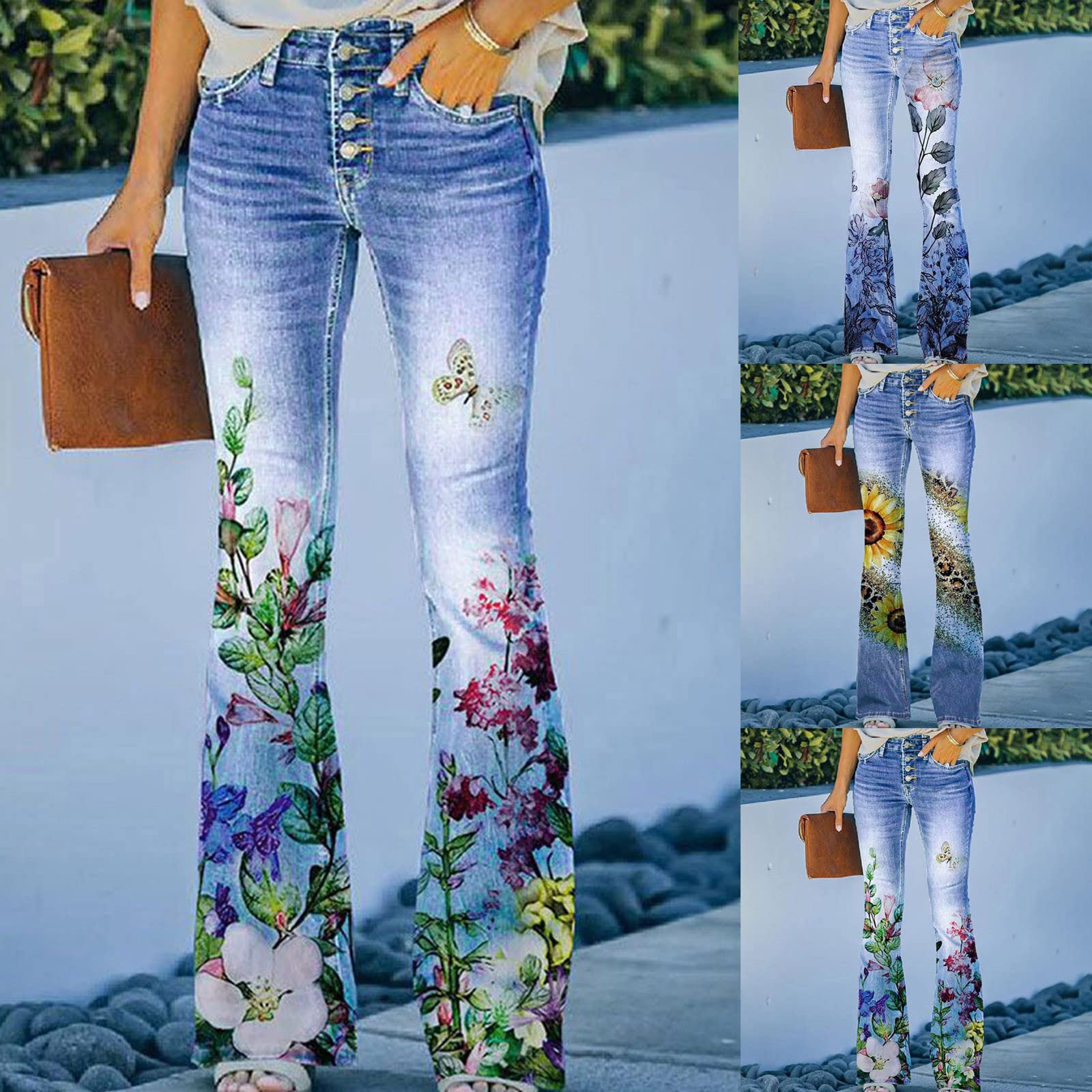 Women's Baggy Cargo Pants - Y2K Low Waist Wide Leg Jeans for Teen Girls | Trendy Boho Trousers for Hiking, Streetwear & Casual Outfits