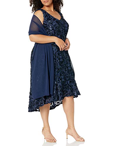 Navy With Shawl