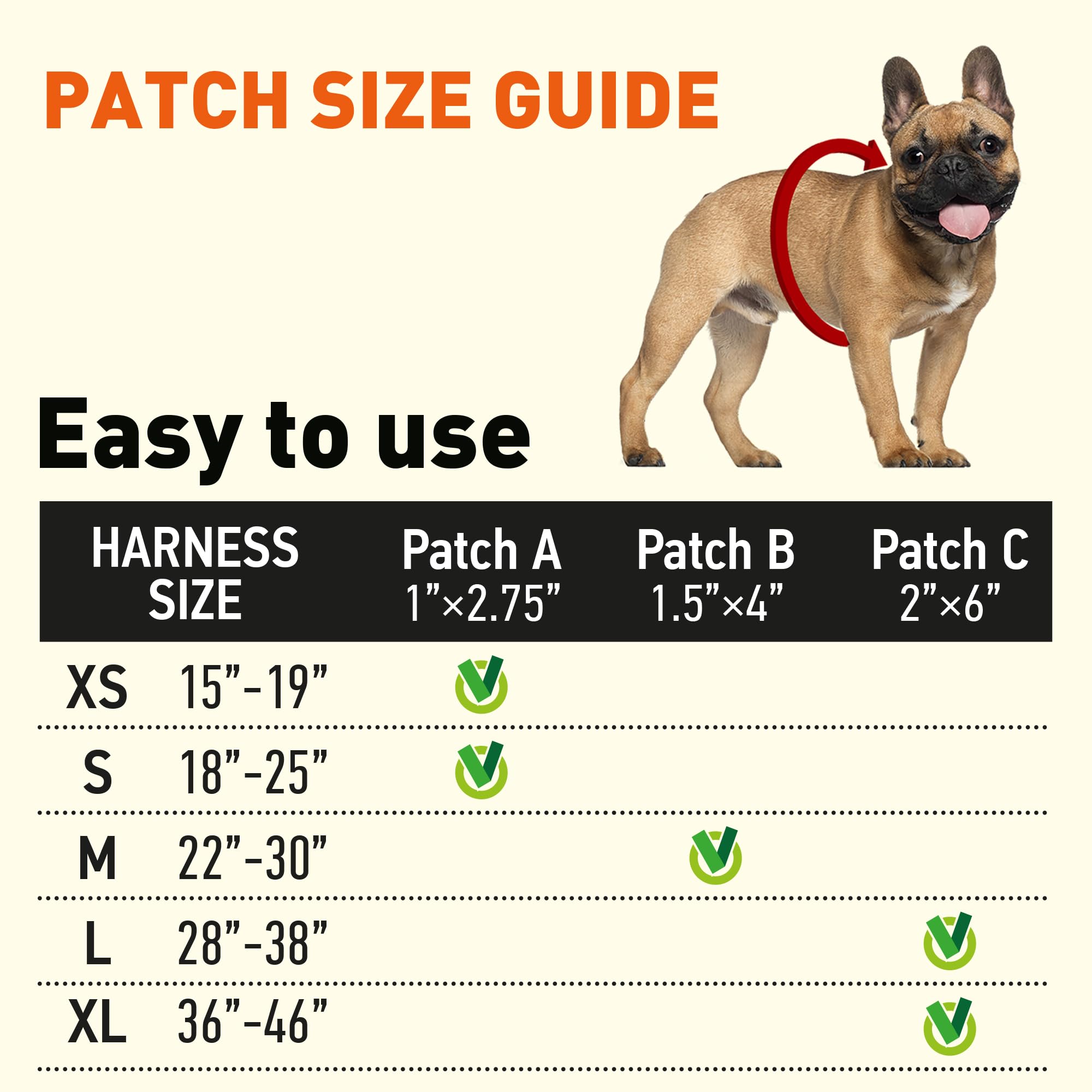 Dogline Adjustable Vest Harness for Large Dogs 28-38