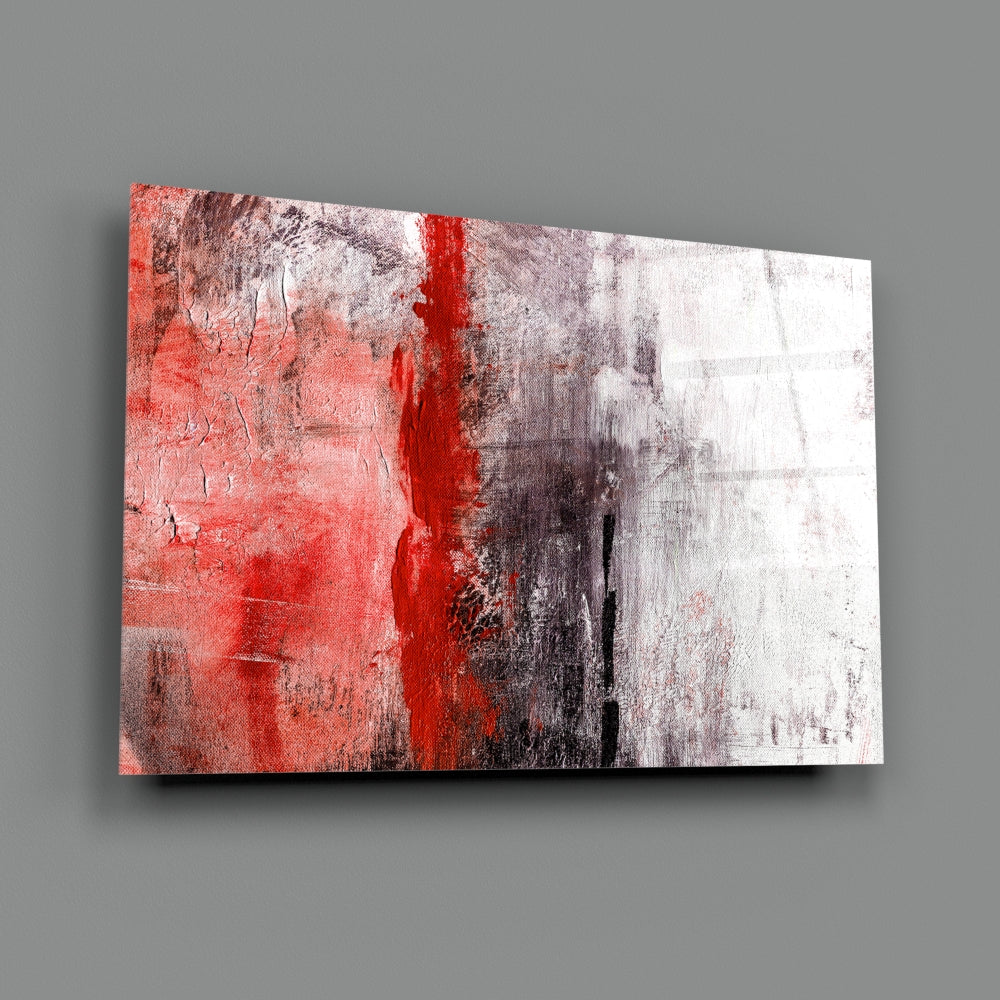 Abstract Red Oil Paint for Canvas Art - Perfect for Home Decor, Wall Art & DIY Painting Projects