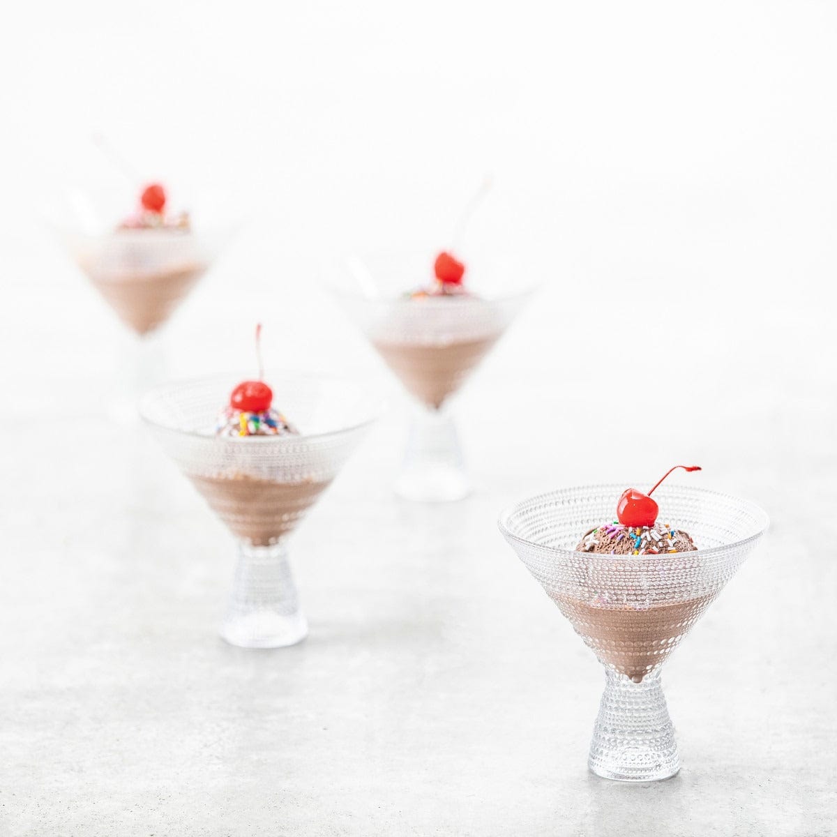 Fortessa Jupiter Martini Glasses 11.5oz (Set of 4) - Elegant Cocktail Glasses for Martinis & Mixed Drinks - Perfect for Home Bars, Parties & Entertaining - Multiple Colors Available