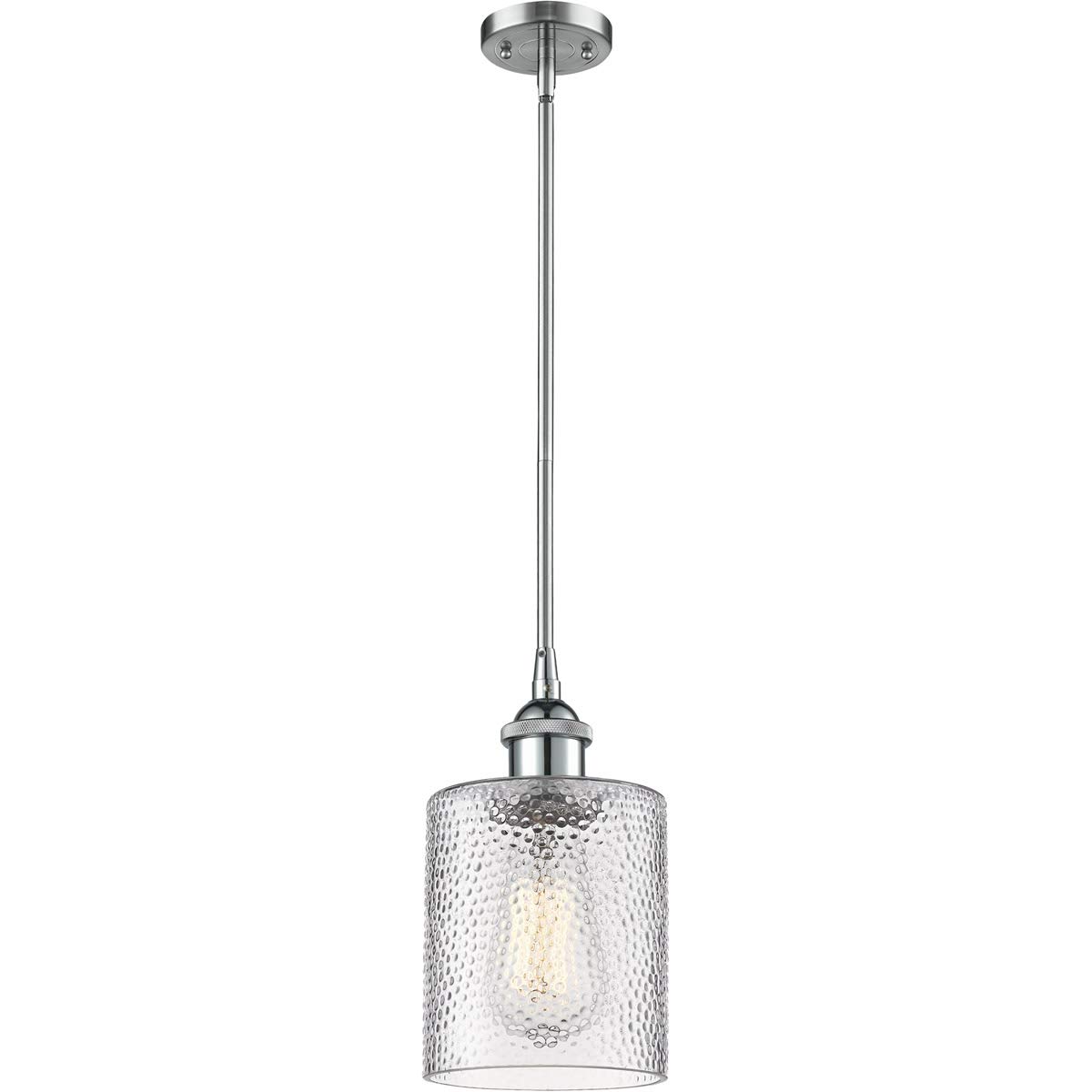 Innovations 516-1S-PC-G112-LED Vintage Industrial LED Pendant Light - Dimmable Edison Bulb Fixture with Polished Chrome Finish - Perfect for Kitchen Island, Dining Room, Bar or Cafe Lighting