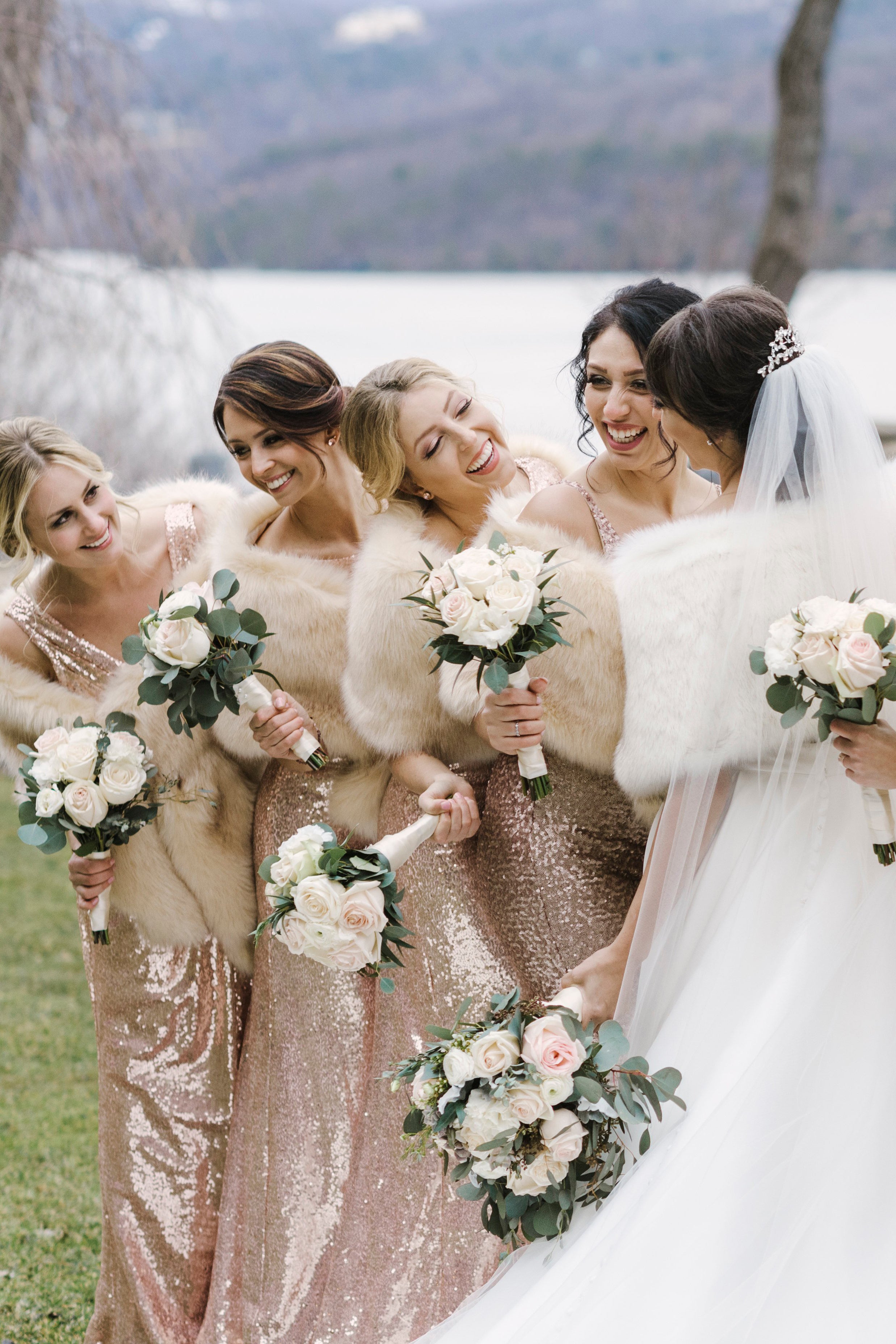 Luxury Champagne Fur Shawl Wrap - Soft & Warm Winter Fashion Accessory for Women | Perfect for Parties, Weddings & Evening Events