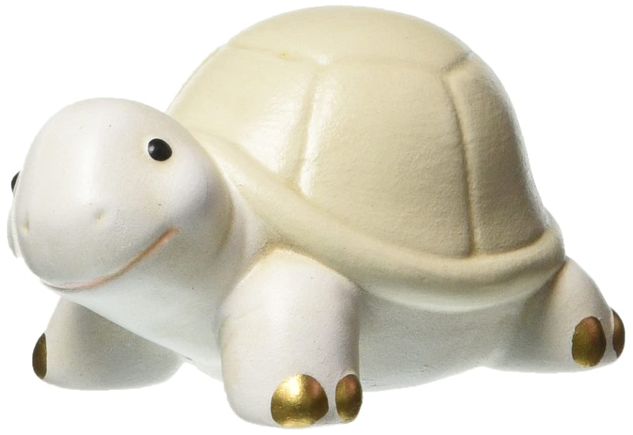 Small Ivory Ceramic Statue - Elegant Home Decor for Living Room, Office & Shelf Display