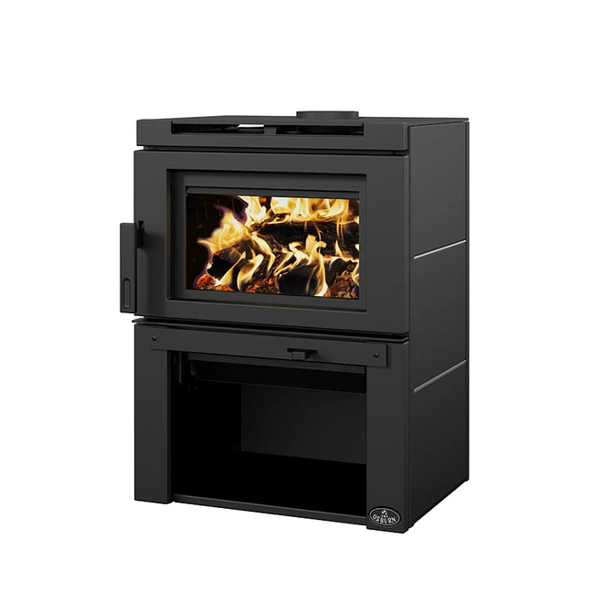 Osburn Matrix EPA Certified Wood Burning Stove with Blower - Efficient Heating for Homes, Cabins & Outdoor Living Spaces