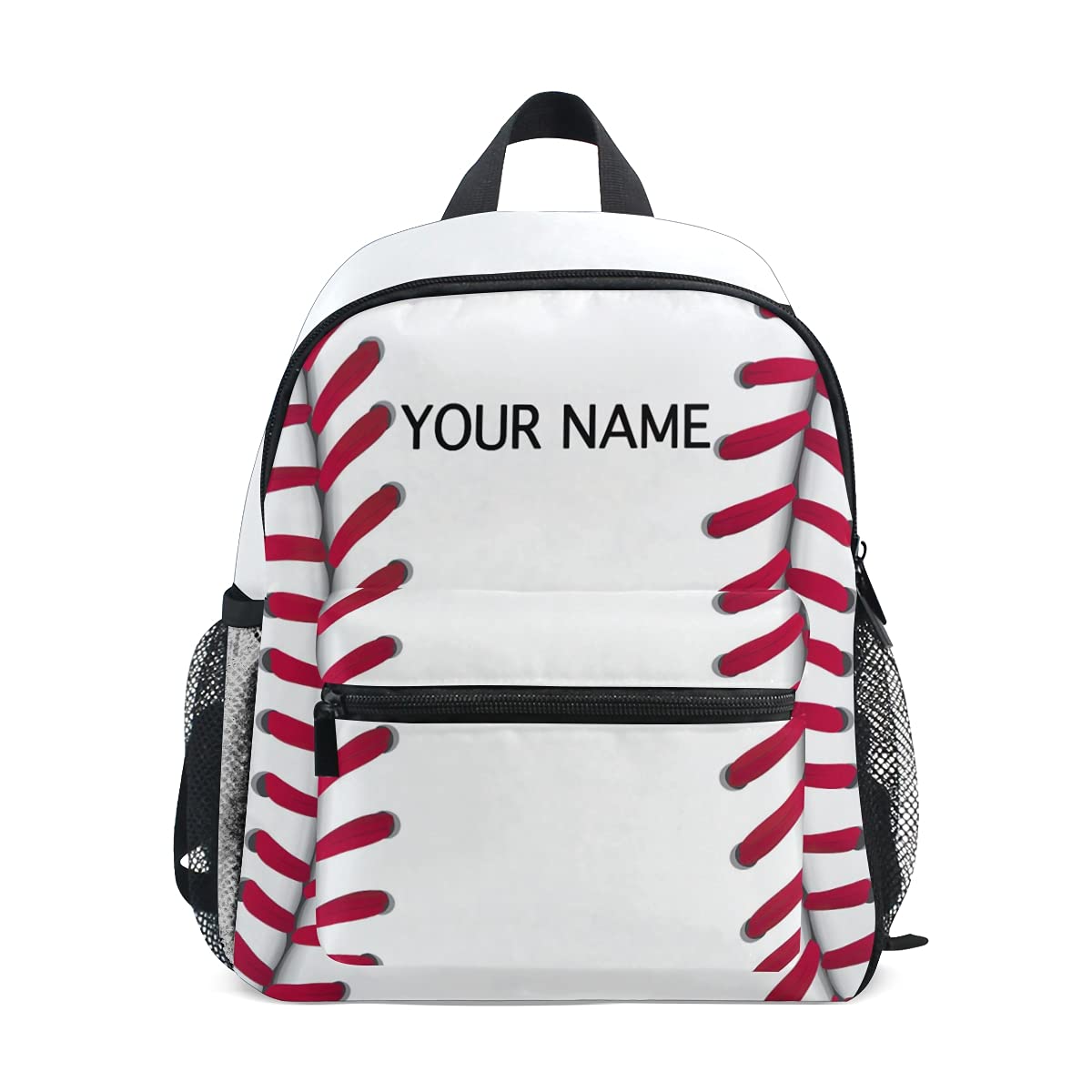 ODAWA Custom Preschool Backpack with Name Embroidery - Personalized Kids Baseball Backpack for School, Daycare & Travel | Durable & Lightweight Toddler Bookbag