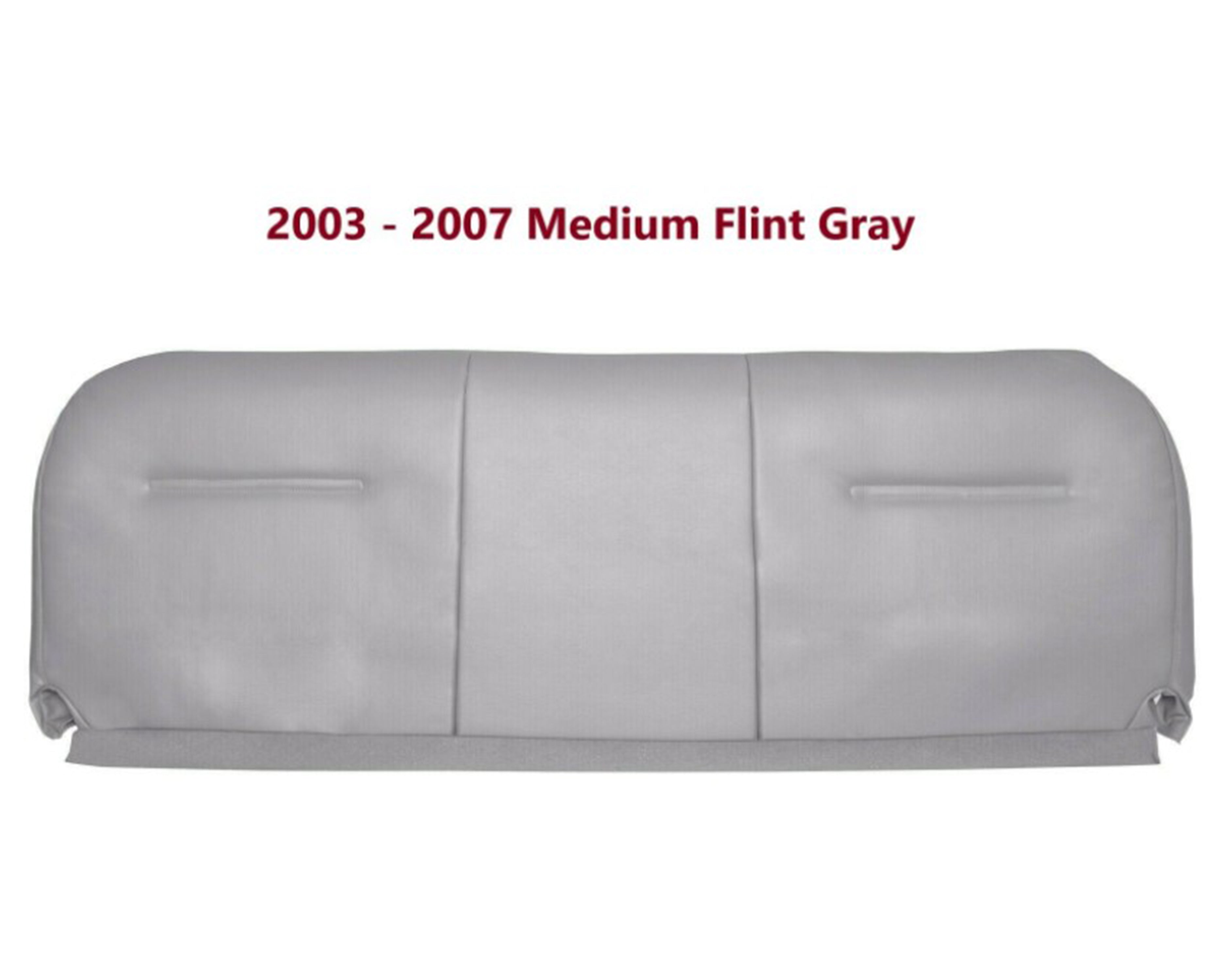2003-2007 Ford F250 F350 Super Duty XL Work Truck Replacement Front Bench Seat Cushion Set (Top & Bottom) - Heavy Duty Comfort for Long Hauls & Worksite Use