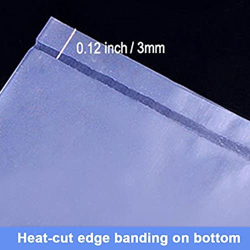 500 Pack 6x6 Inch Clear PVC Heat Shrink Wrap Bags - Odorless Shrink Film for Soaps, Bath Bombs, Candles, Jars & Small Gifts - Perfect for Packaging, Retail Display & DIY Crafts