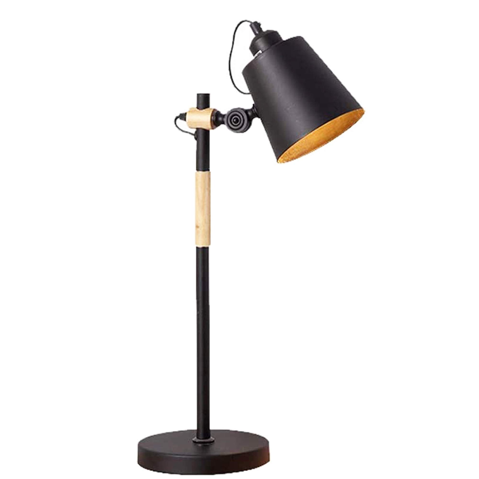 Adjustable Swing Arm Desk Lamp with E27 Socket - Modern Table Light for Study, Office & Reading - Flexible Mounting Bracket for Living Room, Bedroom & Workspace (Perfect for Night Reading & Home Office Tasks)