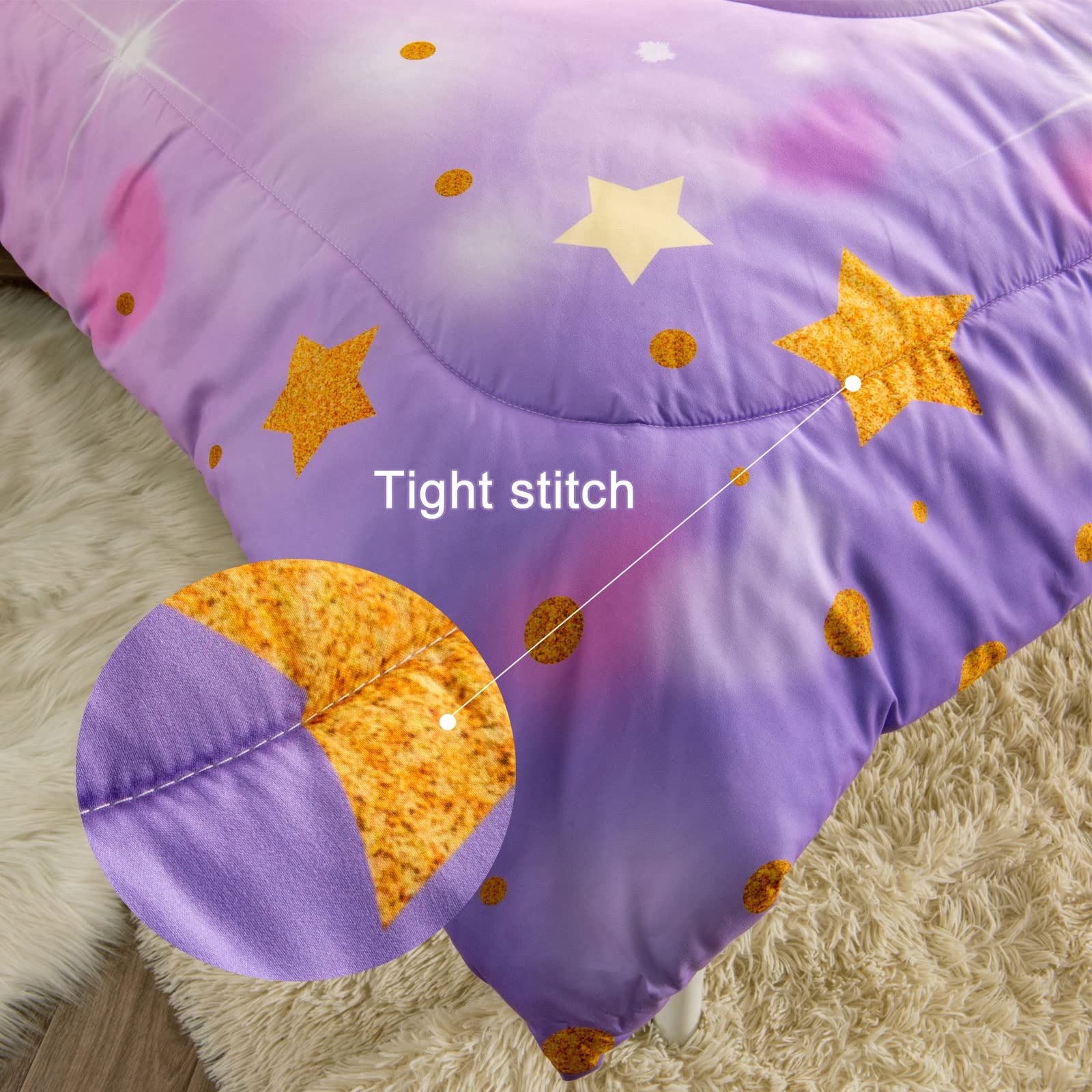 Unicorn Queen Bedding Set for Girls - Ultra Soft Comforter Set with 2 Pillowcases | Machine Washable Kids Bedroom Decor | Perfect for Toddler Rooms, Sleepovers & Princess Themed Bedrooms