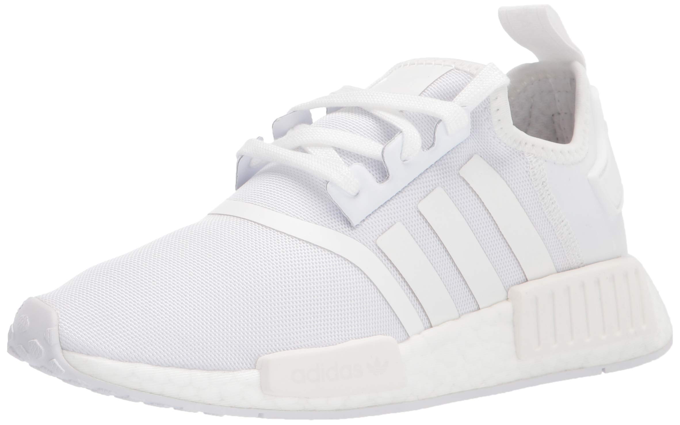 adidas Originals Men's NMD_R1 Sneakers - White/White/White - Size 9 | Running Shoes for Men, Casual Walking & Streetwear Fashion