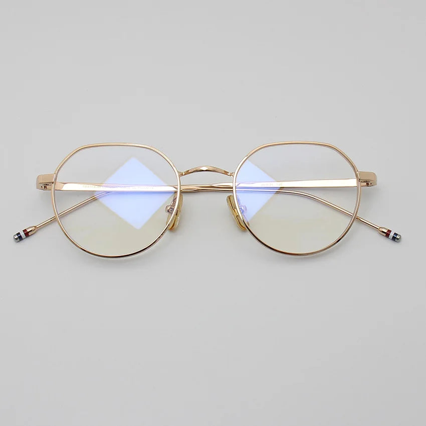 Stylish Black Unisex Full Rim Flat Top Oval Alloy Eyeglasses 42914 - Perfect for Work, Reading & Fashion Accessories