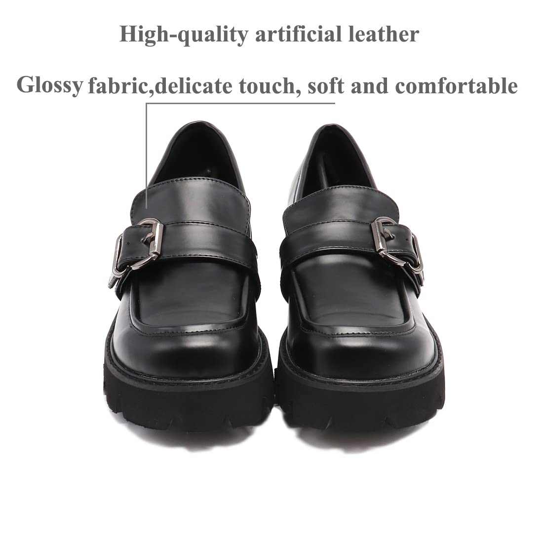 Women's Platform High Heel Loafers - Comfortable Office Dress Shoes for Professional Women | Perfect for Business Attire, Work & Formal Occasions