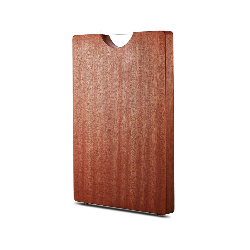 Premium Organic Bamboo Cutting Board - Thick & Durable Kitchen Chopping Board with Anti-Slip Silicone Feet & Smooth Edges - Perfect for Meal Prep, Sushi Making & Vegetable Chopping - Eco-Friendly Household Kitchen Essential (Size D)