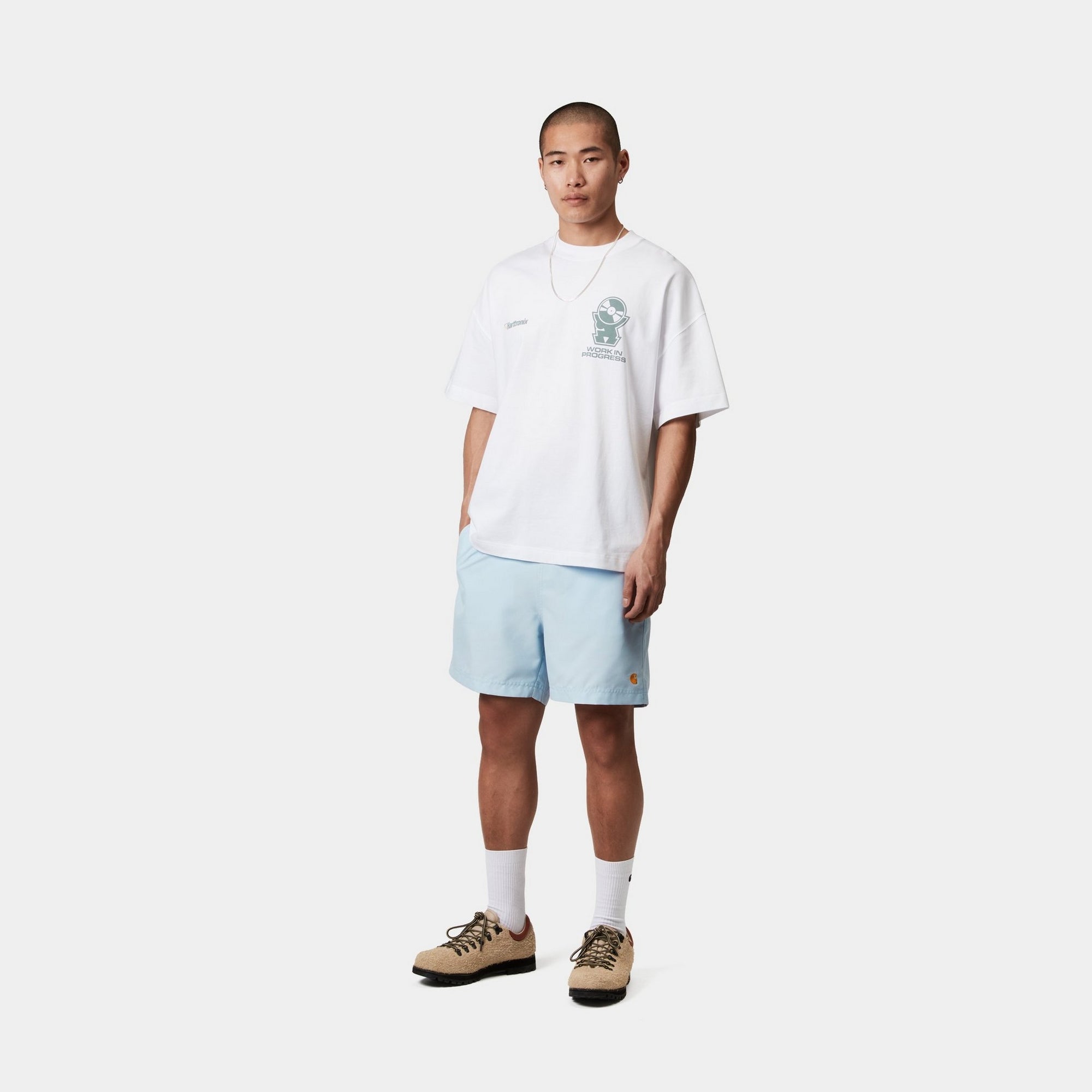 Chase Swim Trunks for Men | Quick-Dry Air Sky Beach Shorts with Mesh Liner - Perfect for Swimming, Surfing & Summer Vacations