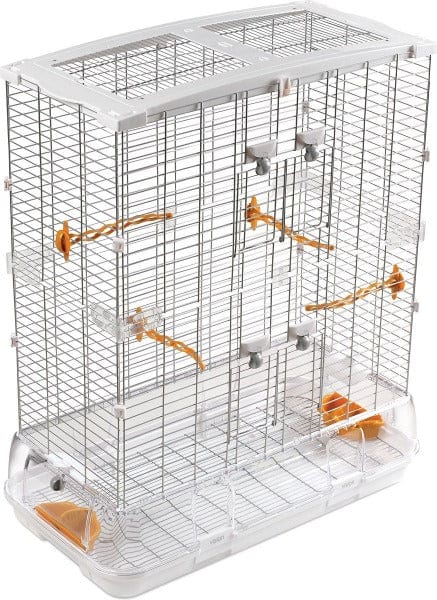 Hari Vision L12 Large Bird Cage for Parrots & Cockatiels - Spacious Aviary with Stand, Removable Tray & Perches - Perfect for Indoor & Outdoor Bird Keeping