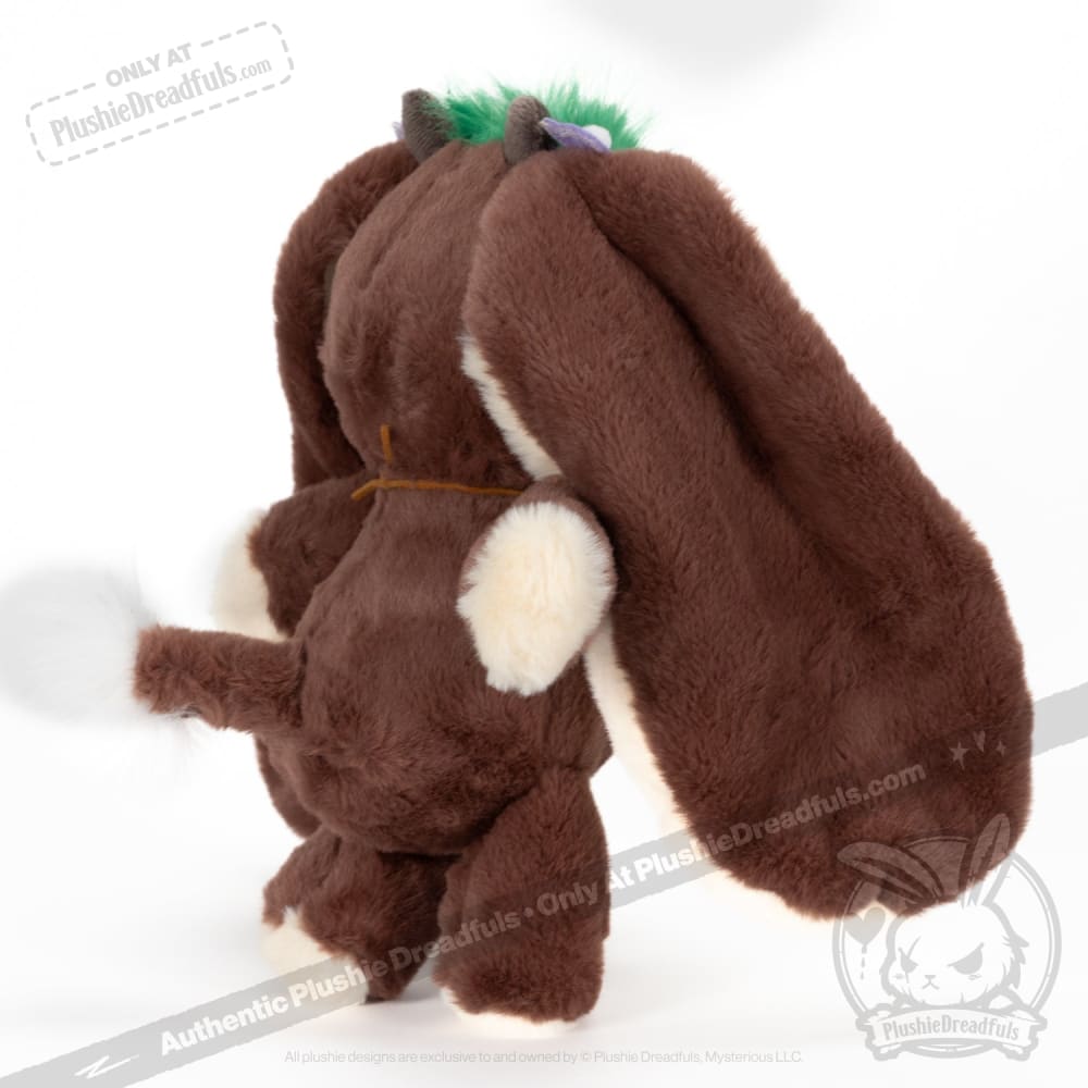 Plushie Dreadfuls Taurus Rabbit Stuffed Animal - Soft Zodiac Plush Toy for Taurus Birthday Gifts, Cute Collectible for Kids & Adults, Perfect for Home Decor, Bedroom Cuddling, and Astrology Lovers