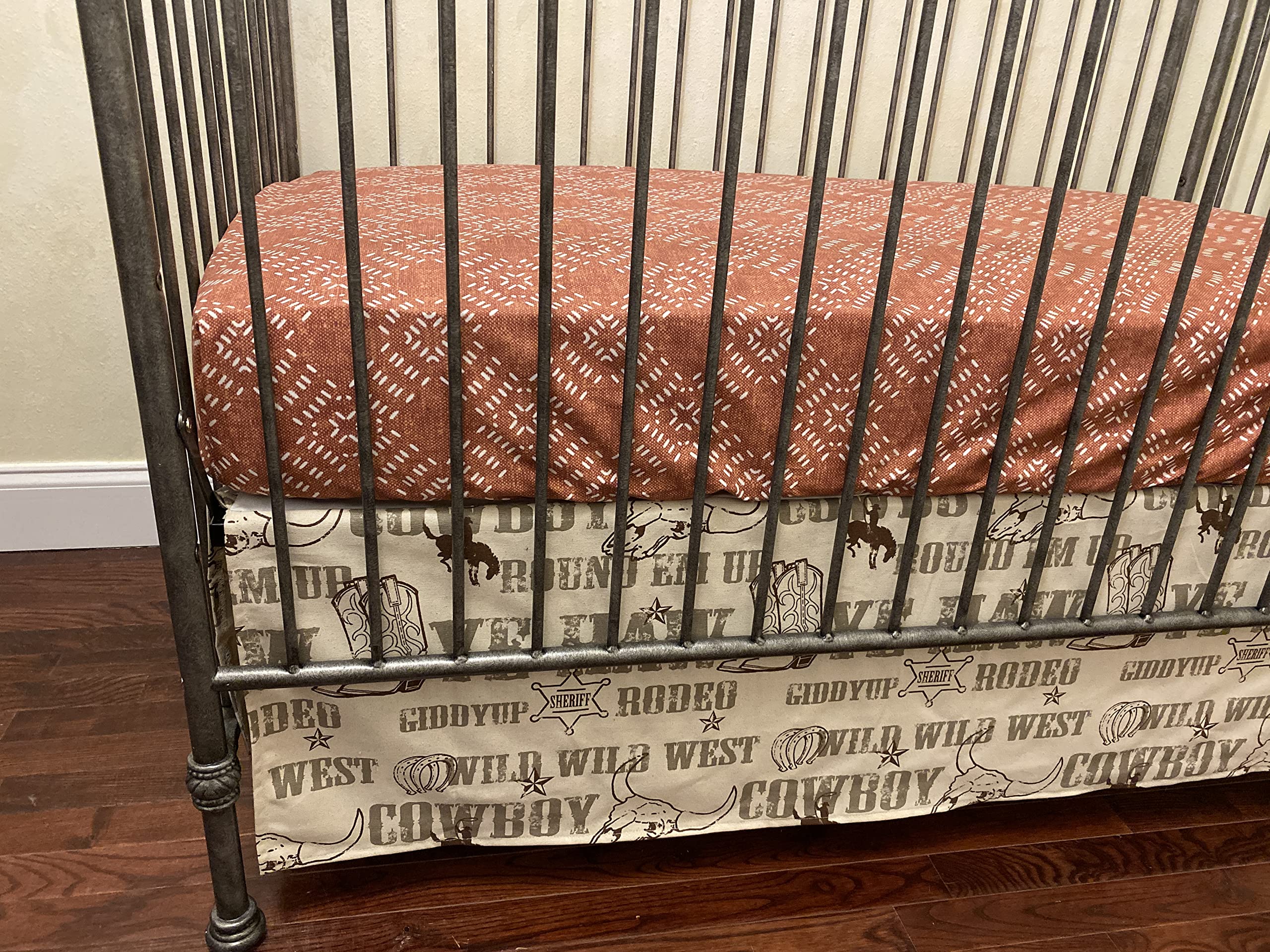 Western Cowboy Baby Boy Nursery Bedding Set - Rodeo Themed Crib Bedding for Boys | Perfect for Cowboy Nursery Decor & Western-Themed Baby Showers
