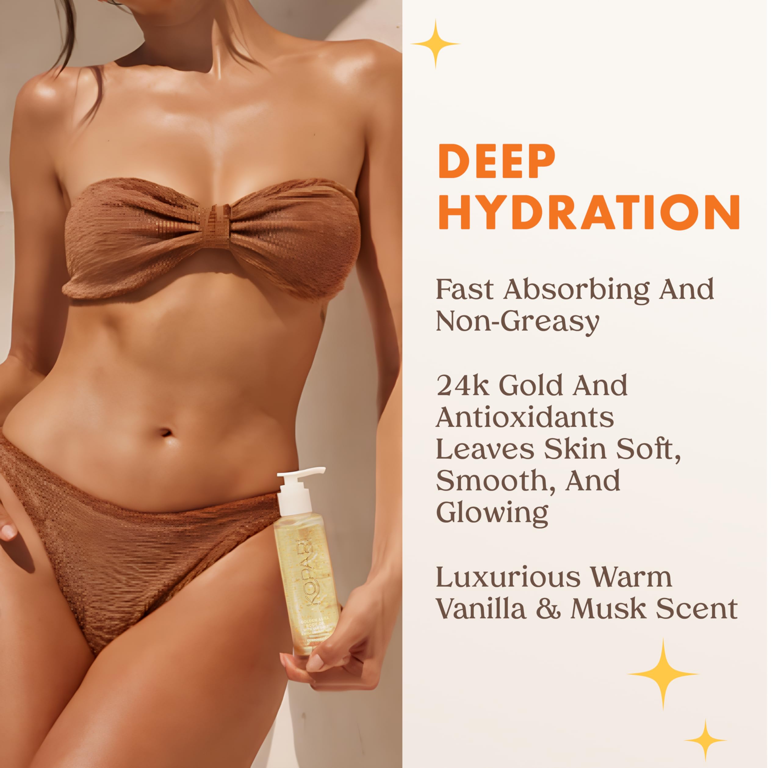 Kopari Jumbo Body Butter & Golden Aura Body Oil Set - Ultra Hydrating Coconut Skincare Duo for Dry Skin - Perfect for Spa Day & Self Care Routine