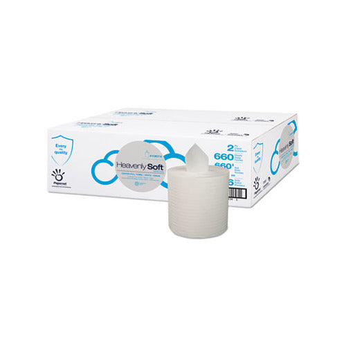 Heavenly Soft Centerpull Paper Towels (6 Rolls/Box) - Premium Absorbent & Strong for Kitchen, Bathroom & Office Cleaning