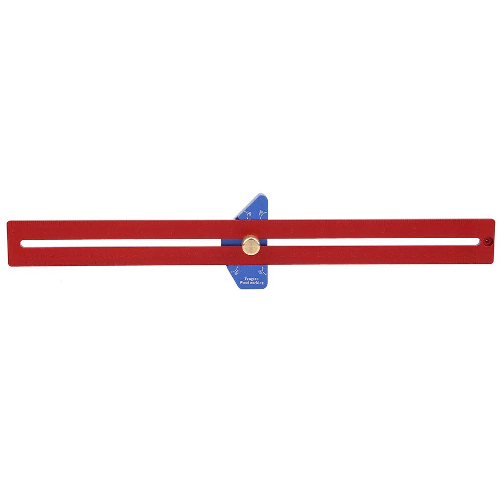 High Precision Aluminum Saw Slot Adjuster - Durable Woodworking Ruler for Carpenters | Perfect for DIY Projects, Furniture Making & Wood Crafting