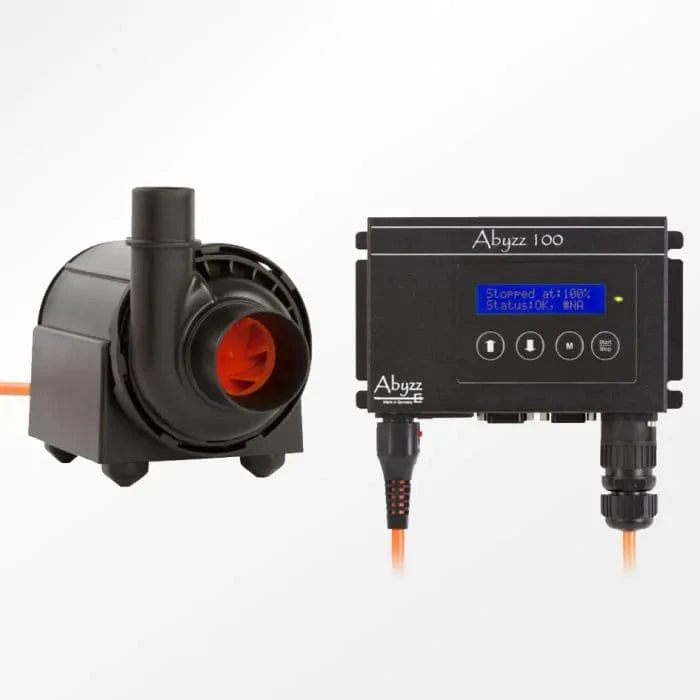 Abyzz A100 1880GPH Adjustable DC Water Pump - High Flow for Aquariums, Ponds & Hydroponics | Energy Efficient & Quiet Operation