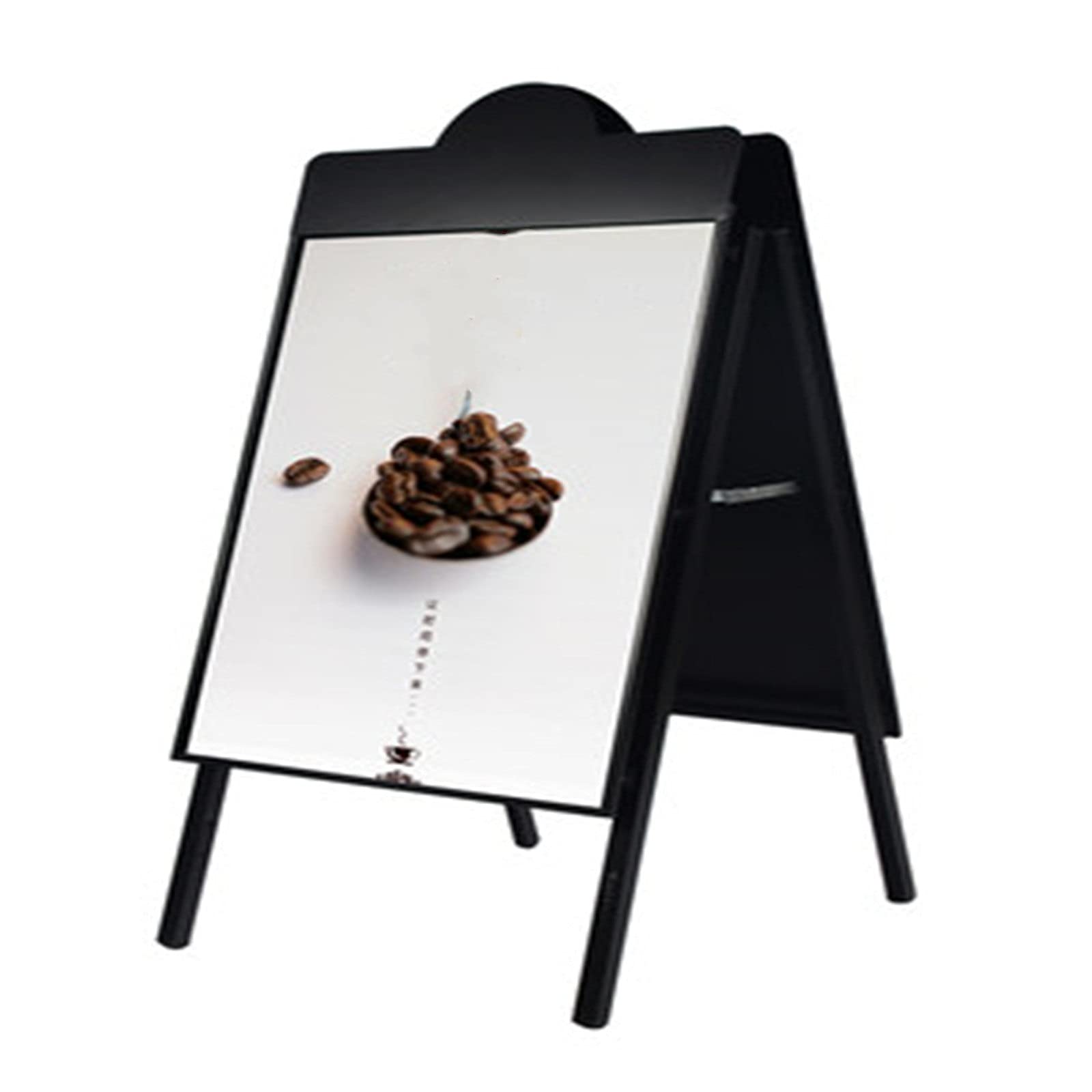 GRAEBA Outdoor Windproof Double-Sided Poster Stand - Vertical Floor Billboard Display Stand for Coffee Shops, Restaurants & Events | Durable Kt Board Display for Advertising & Promotions