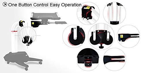Kesrer01 Full Motion Long Arm Laptop Stand - Adjustable Rotating Computer Desk for Sofa, Bed, Office - Ergonomic Notebook Holder for Work, Gaming & Relaxing at Home