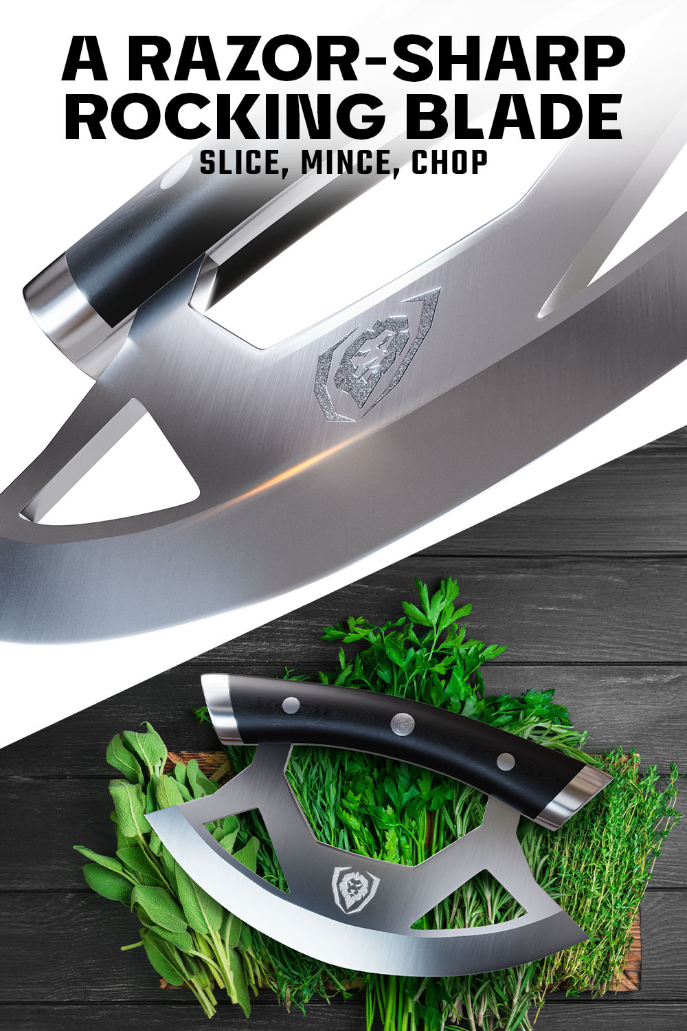 Dalstrong Gladiator Series Ulu Rocking Knife 7