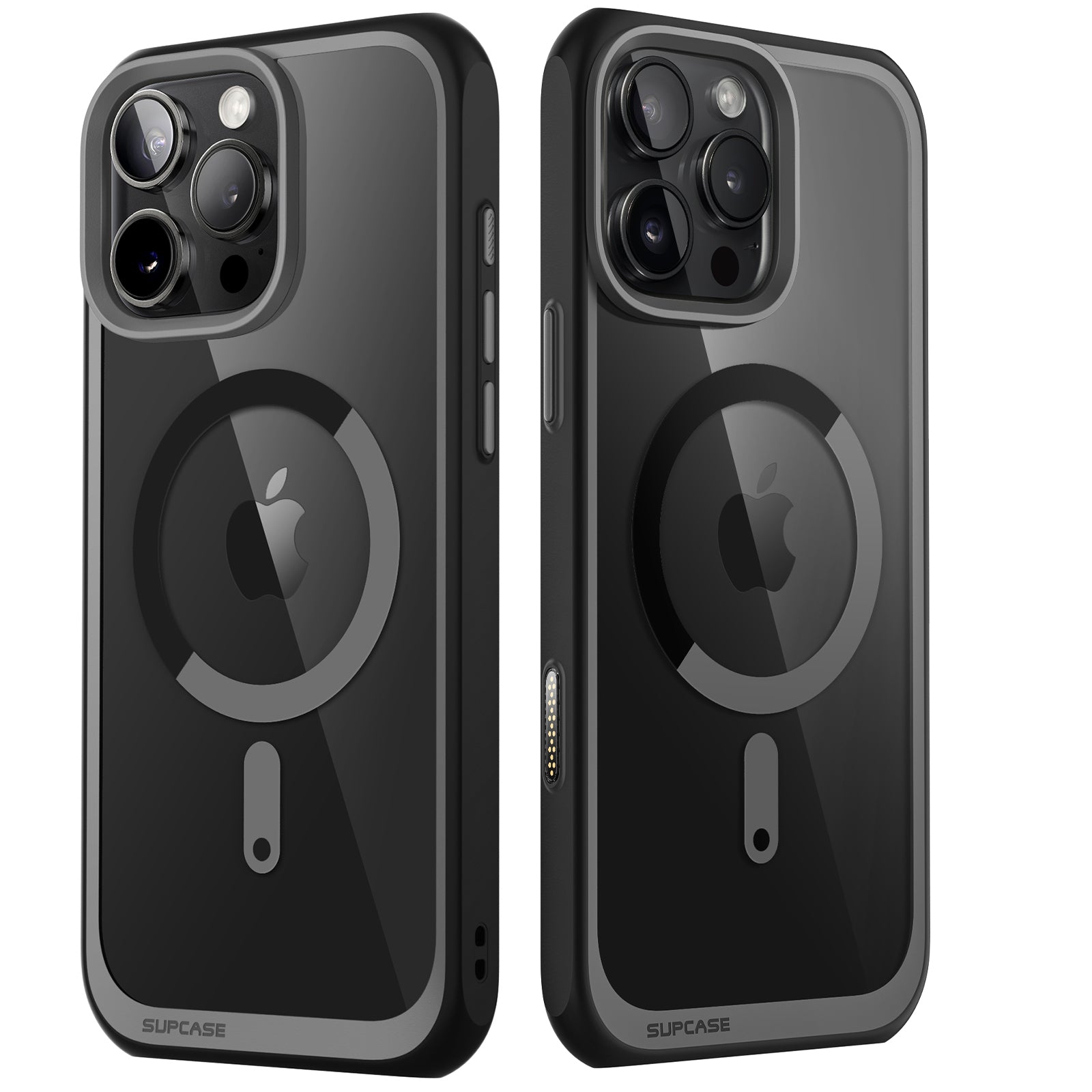 iPhone 16 Pro Max 6.9 Inch Case - Unicorn Beetle MAG Slim Clear Protective Cover with MagSafe & Camera Control Button - Shockproof Black Phone Case for Work, Travel & Outdoor Activities