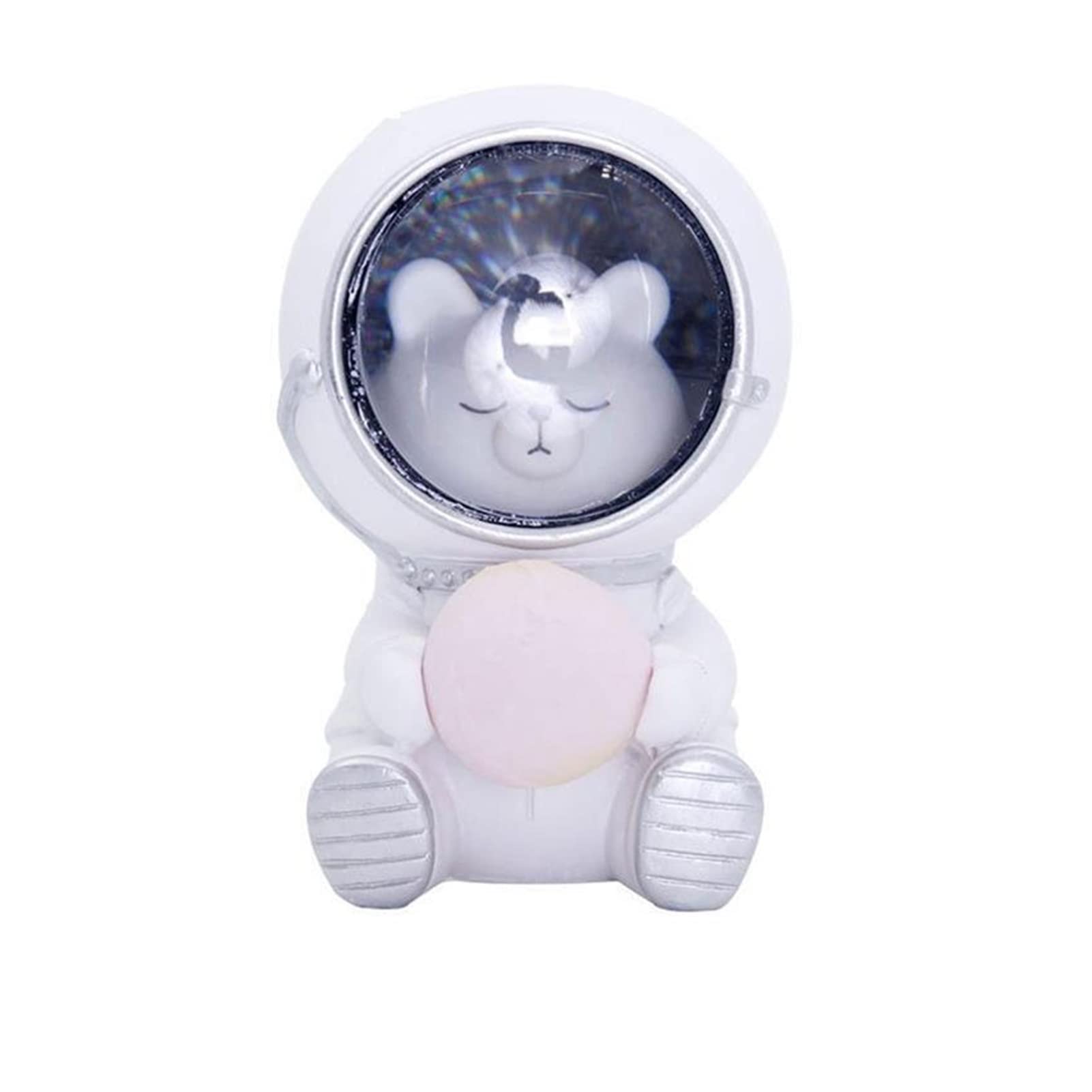 Creative Astronaut Night Light - Cute Spaceman LED Lamp for Kids Room, Bedroom Decor, Home Furnishing & Unique Gift Idea | Bear-Shaped Warm Glow for Cozy Nights & Space-Themed Nursery Decor