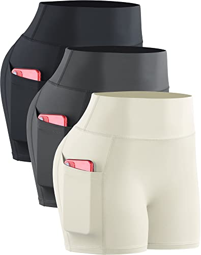 9118 Black/Grey/Creamy White,3 Pack