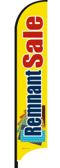 Feather Flag Banner - High Quality Remnant Sale (Flag Only) | Perfect for Outdoor Events, Car Dealerships & Sports Games