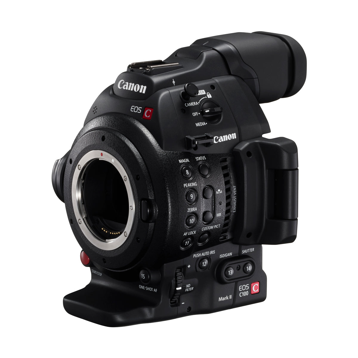 Canon EOS C100 Mark II Digital Cinema Camera with Dual Pixel CMOS AF & EF 24-105mm f/4L IS II USM Zoom Lens Kit - Professional 4K Video Recording for Filmmaking, Vlogging, and Documentary Production