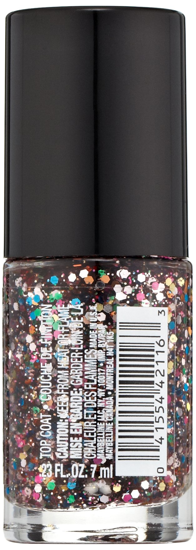 Maybelline New York Color Show Jewels Nail Lacquer Top Coat - Mosaic Prism Shine (0.23 Fl Oz) | Long-Lasting Nail Polish for Gel-Like Finish | Perfect for Parties, Weddings & Special Occasions