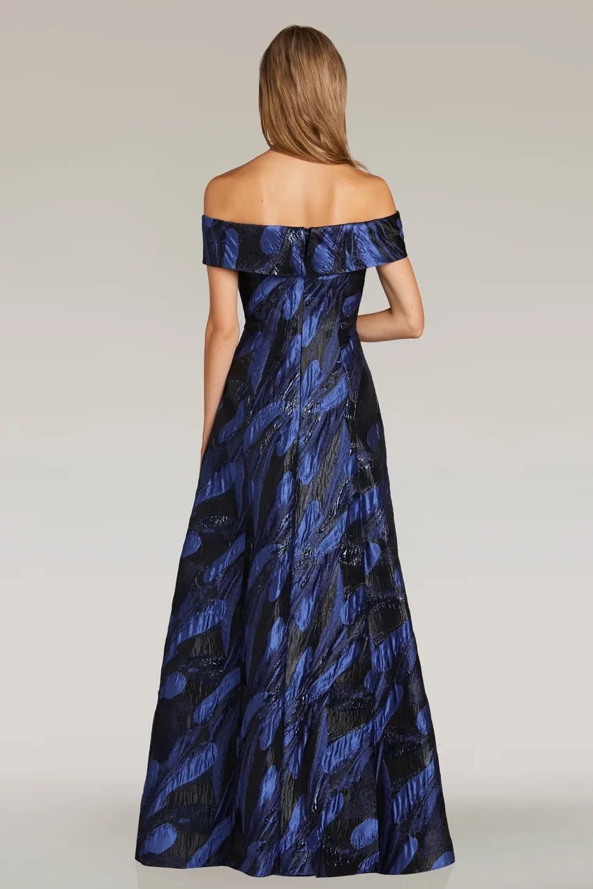 Feriani Couture 18339 Women's Elegant Evening Dress - Perfect for Prom, Gala & Formal Events | Long Sleeve A-Line Gown with Beaded Details