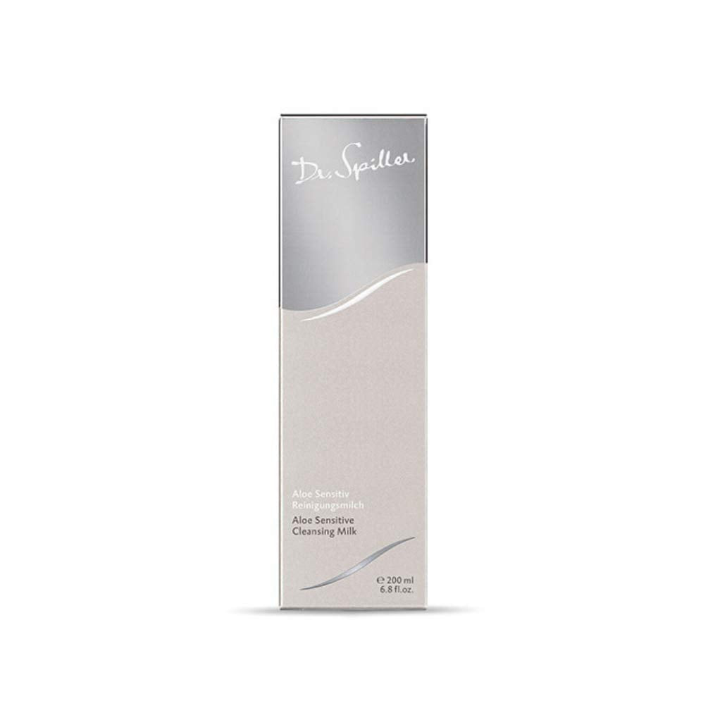 Dr. Spiller Biomimetic Aloe Sensitive Cleansing Milk 200ml/6.8oz - Gentle Face Wash for Sensitive Skin, Hydrating & Soothing Cleanser for Daily Skincare Routine