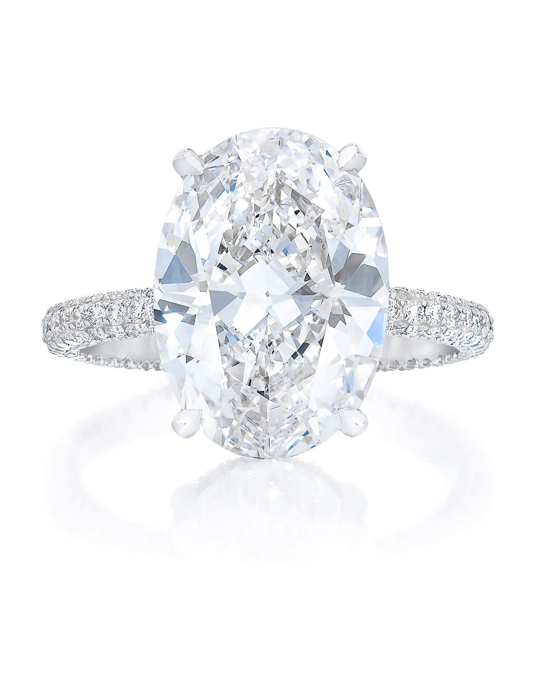 Signature Devon Oval Engagement Ring - Elegant Solitaire Diamond Ring for Women - Perfect for Proposals, Weddings & Anniversaries