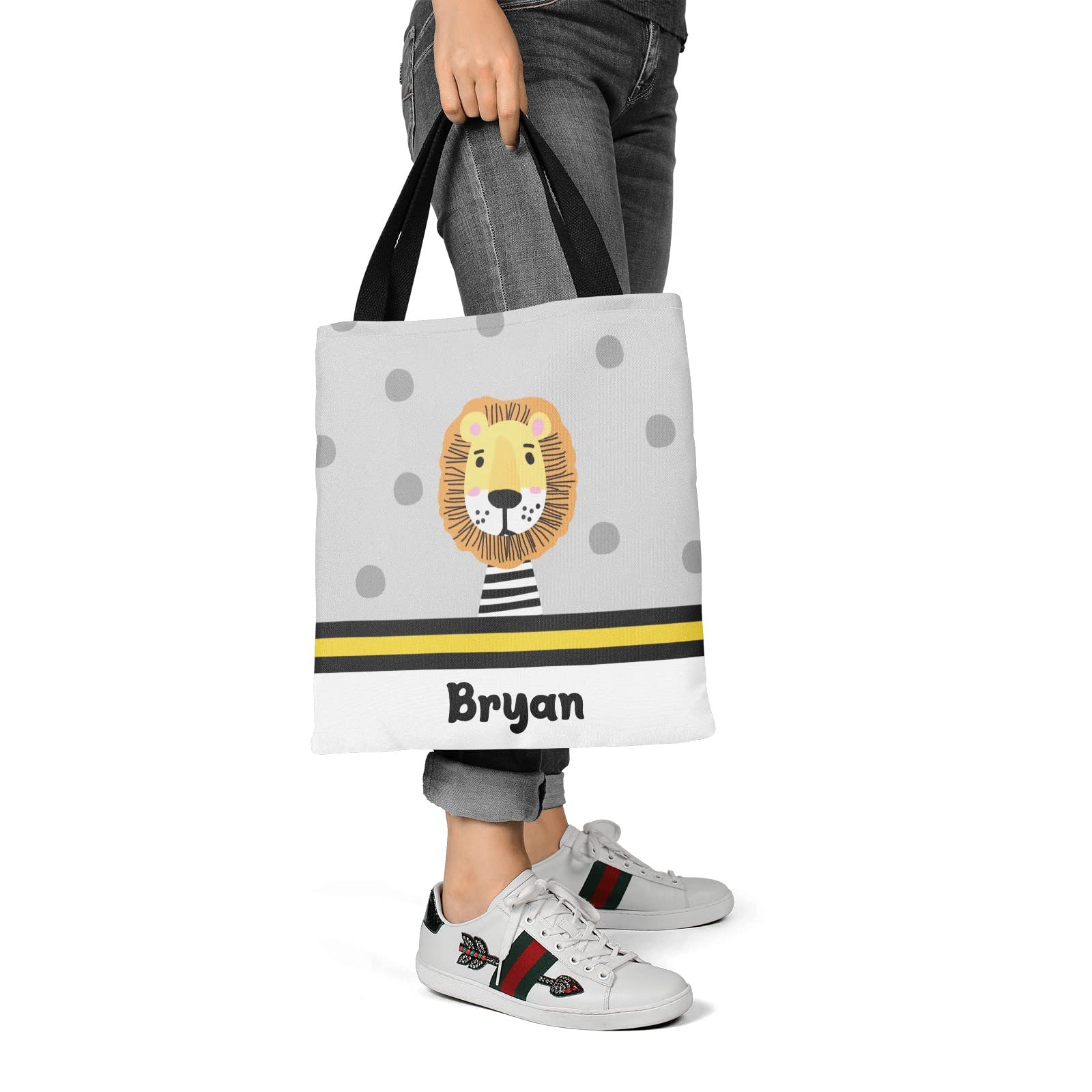 Personalized Video Game Themed Canvas Tote Bags - Eco-Friendly Reusable Shopping Bags for Travel, School & Work - Perfect Gift for Gamers & Students - Great for Groceries, Beach Trips & Daily Commute