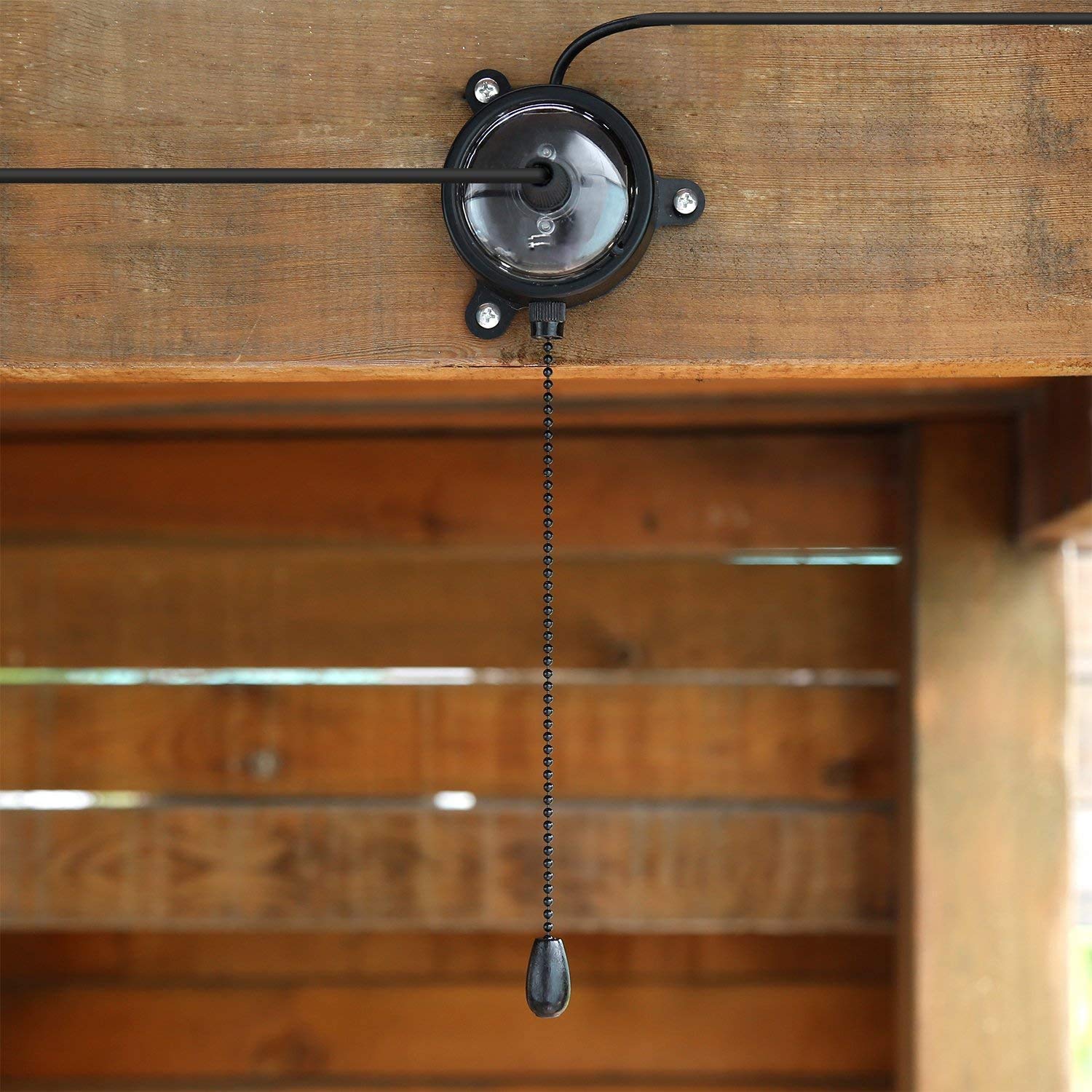 Solar Powered Pendant Light with Remote Control - Waterproof Outdoor Hanging Lamp for Patio, Garden, Garage & Pergola | Energy Efficient LED Shed Lighting for Day & Night Use
