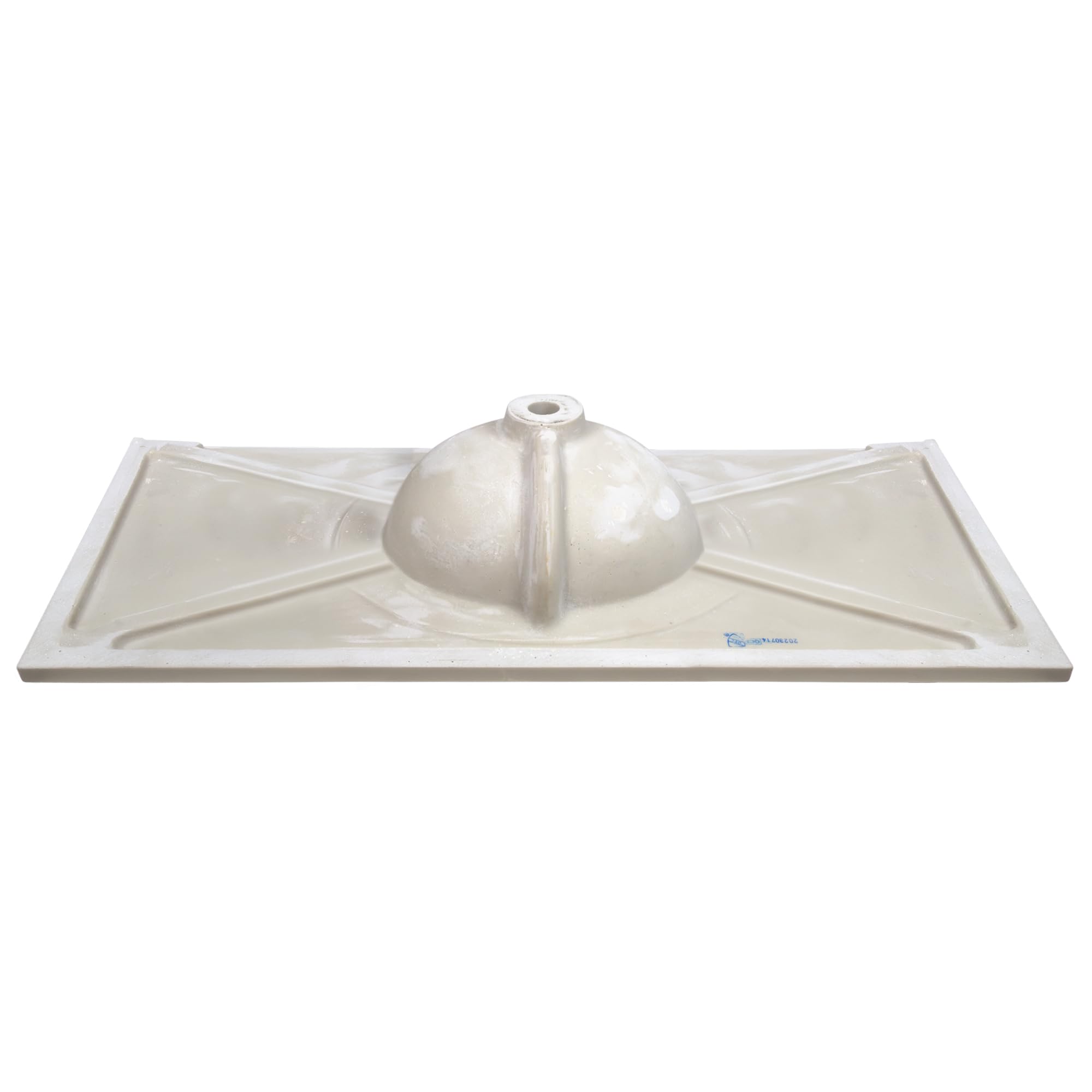 49-Inch Cultured Marble Bathroom Vanity Top with Backsplash - Ivory Swirl Design - Durable & Water-Resistant - Perfect for Modern Home Renovation & Bathroom Upgrade - Design House 586347