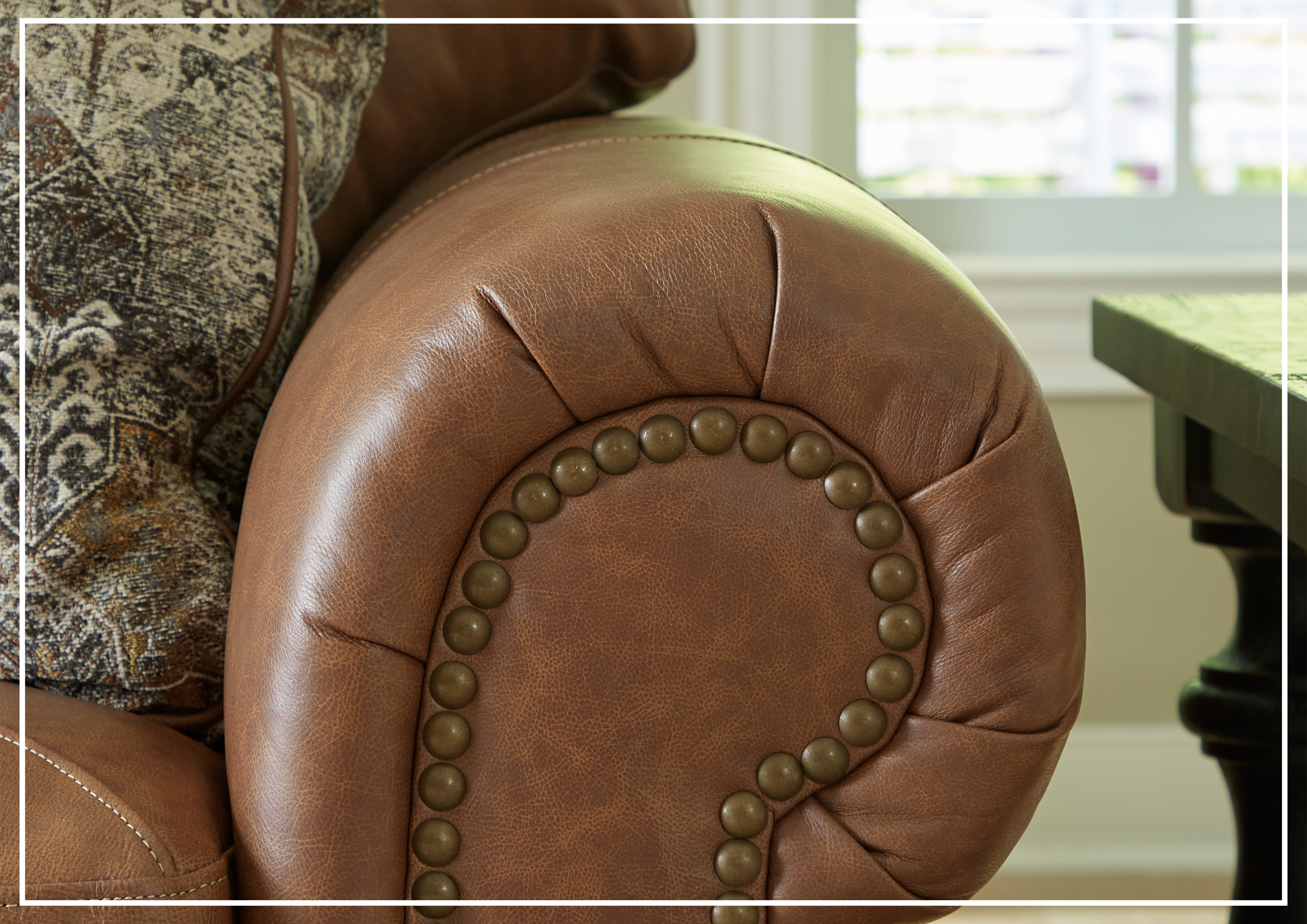 Gio Italia Crescentia Brown Leather 3-Seater Queen Sleeper Sofa Bed - Convertible Comfort for Small Spaces, Guest Rooms & Apartments