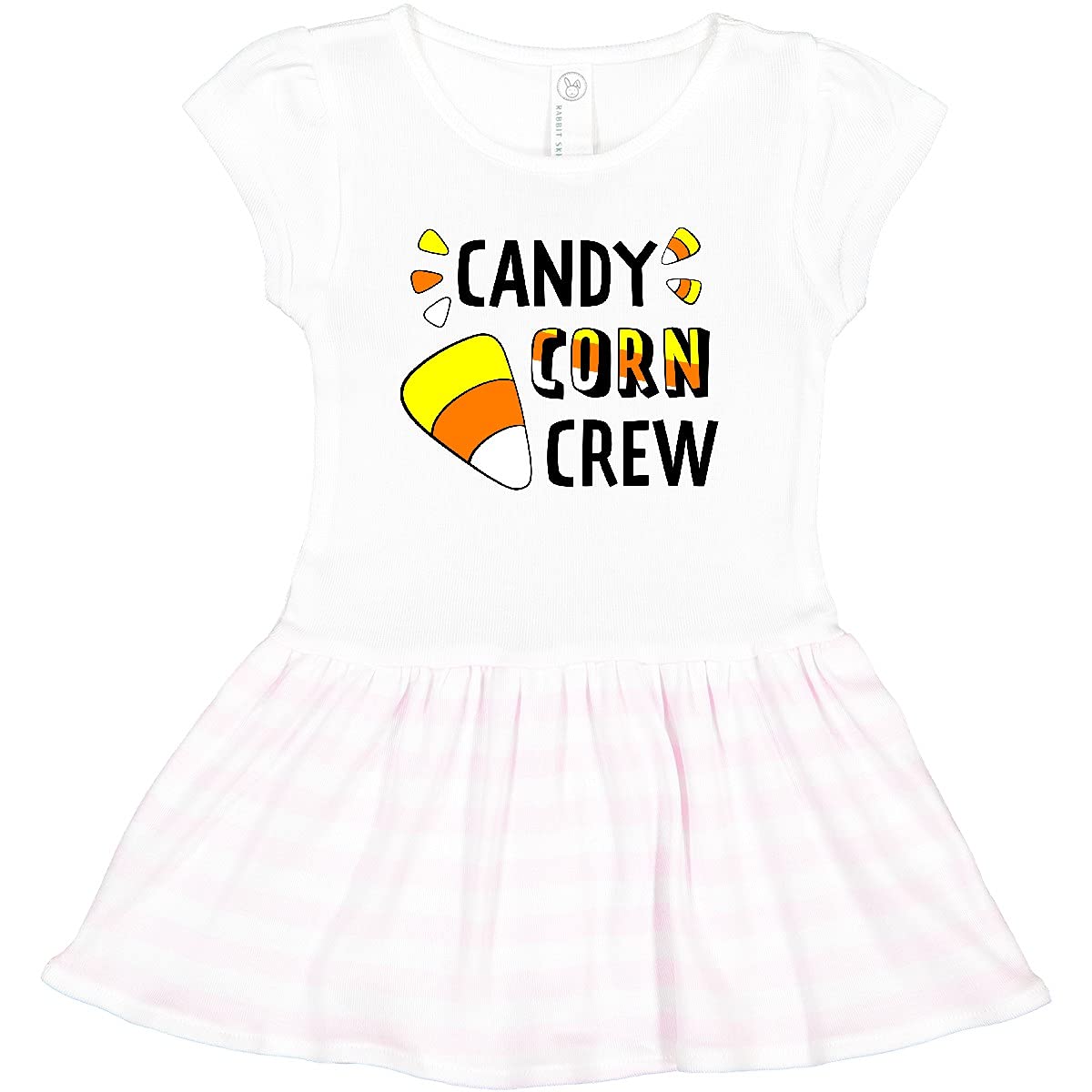 Inktastic Candy Corn Halloween Toddler Dress - Cute & Comfortable Costume for Kids, Trick-or-Treating & Holiday Parties