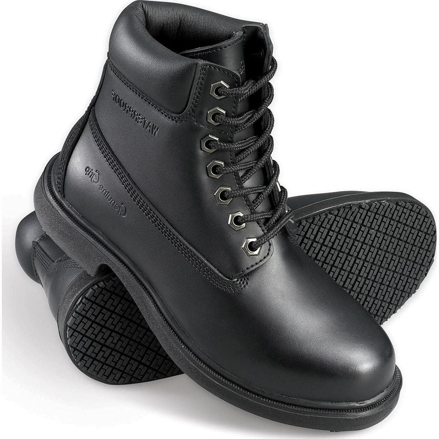 Women's 760-5W Black Plain Toe Work Boots - Size 5 EE - Durable Safety Footwear for Construction, Warehouse & Outdoor Work