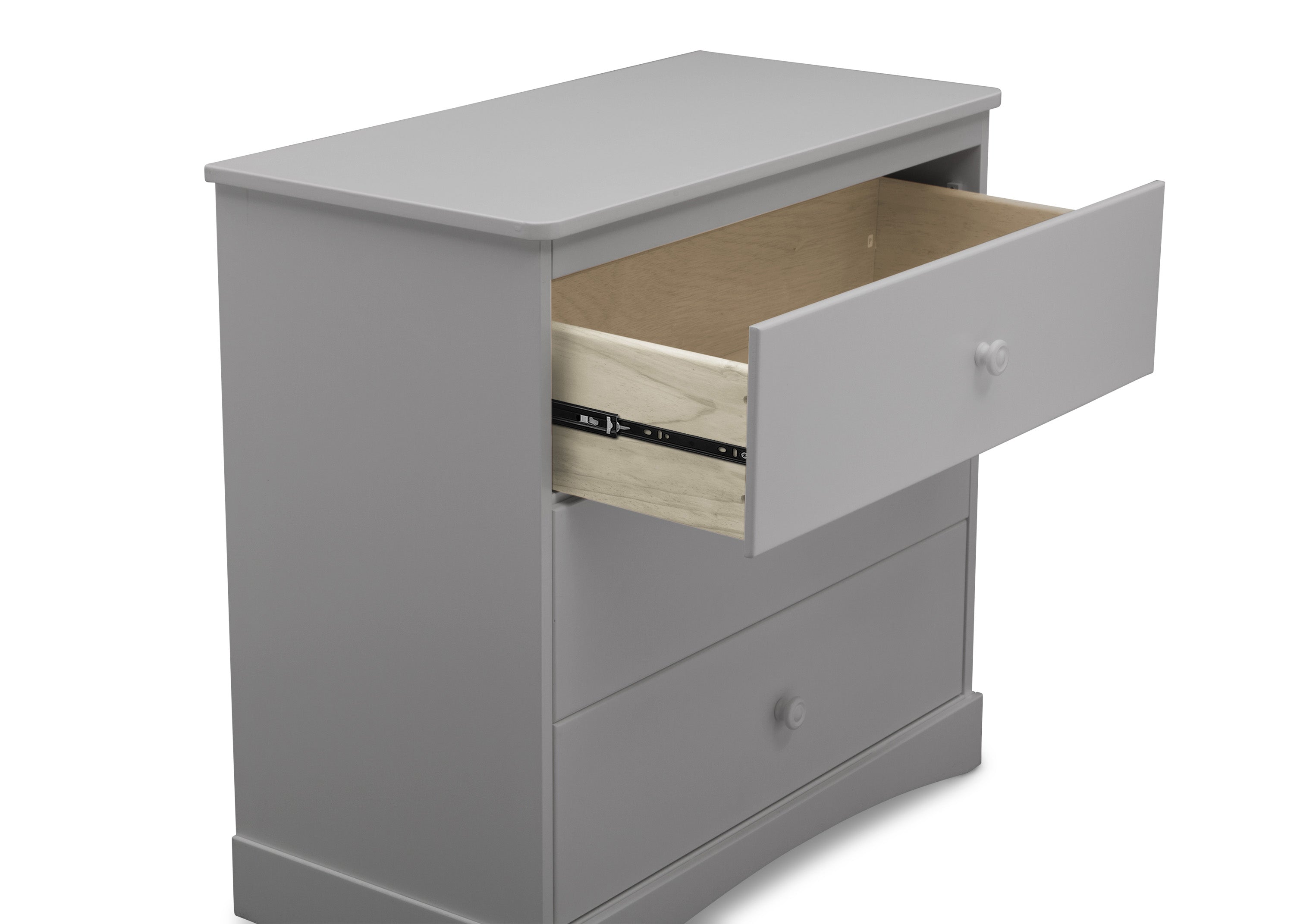Sutton 3 Drawer Dresser with Changing Top & Interlocking Drawers - Nursery Baby Changing Table & Bedroom Storage Solution