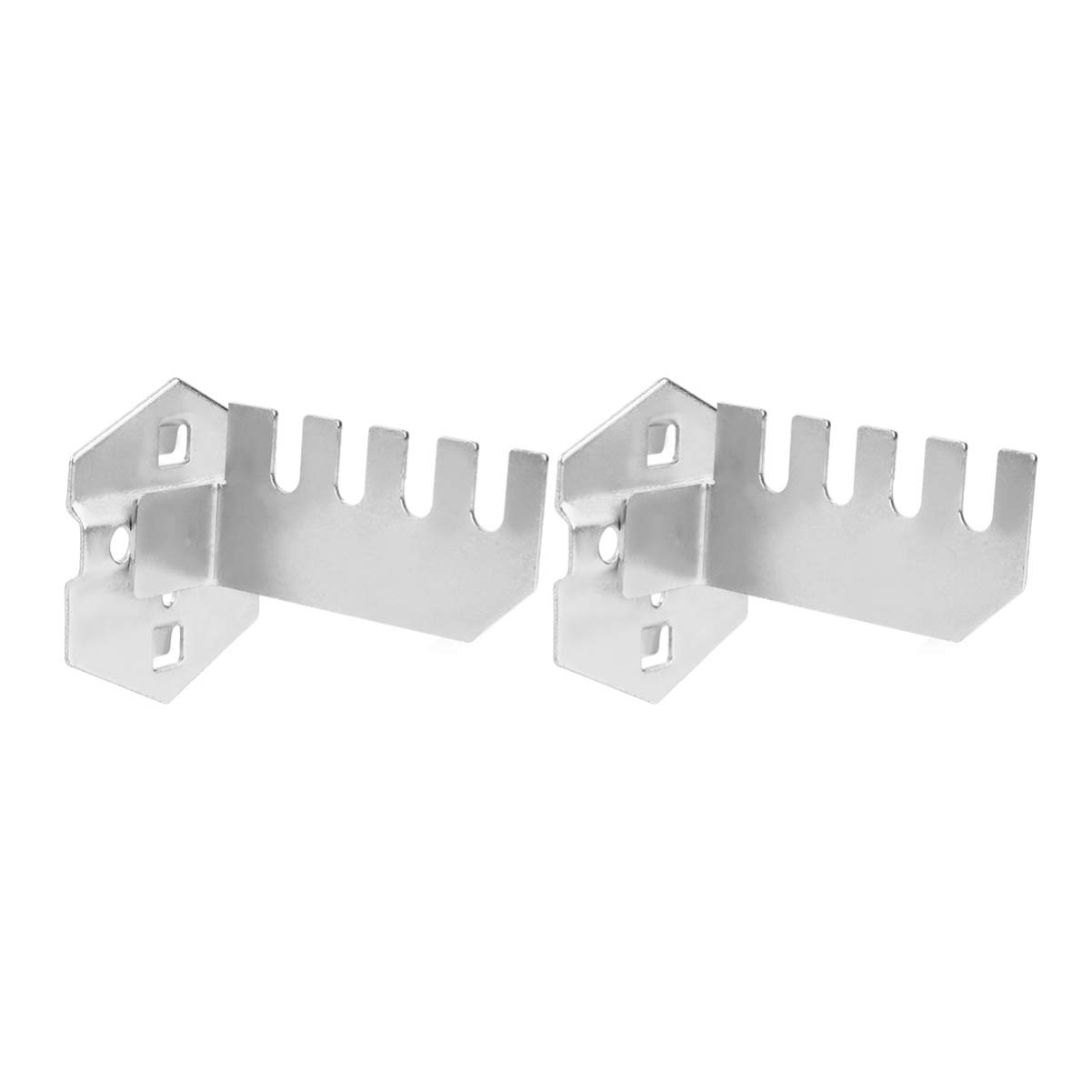 ULTECHNOVO 2-Pack Heavy Duty Metal Pegboard Hooks - Wall Mount Organizer for Tools & Accessories - Perfect for Garage, Workshop, and Home Storage Organization